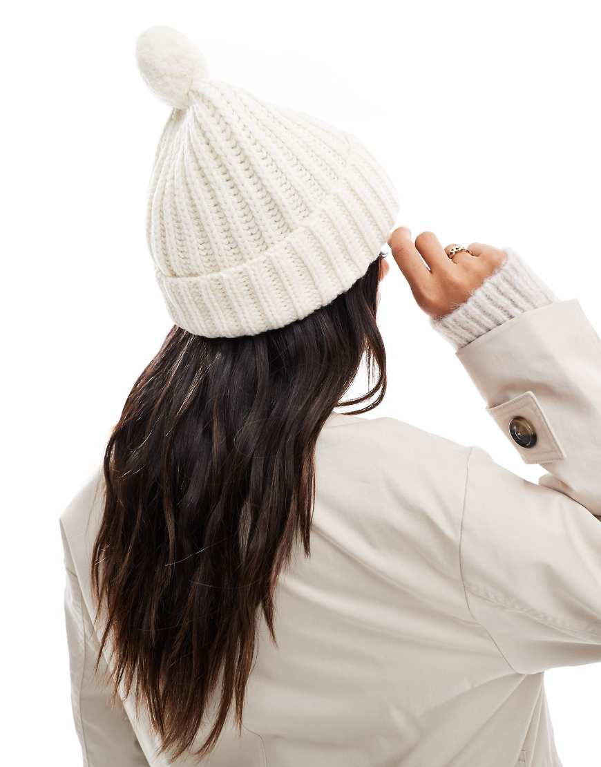 Polo Ralph Lauren Knit Bobble Hat With Bear Logo in Brown Lyst UK