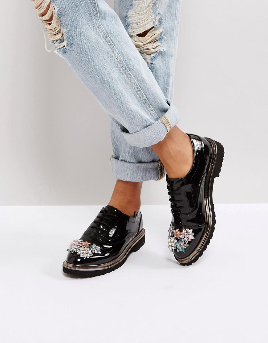embellished flat shoes uk