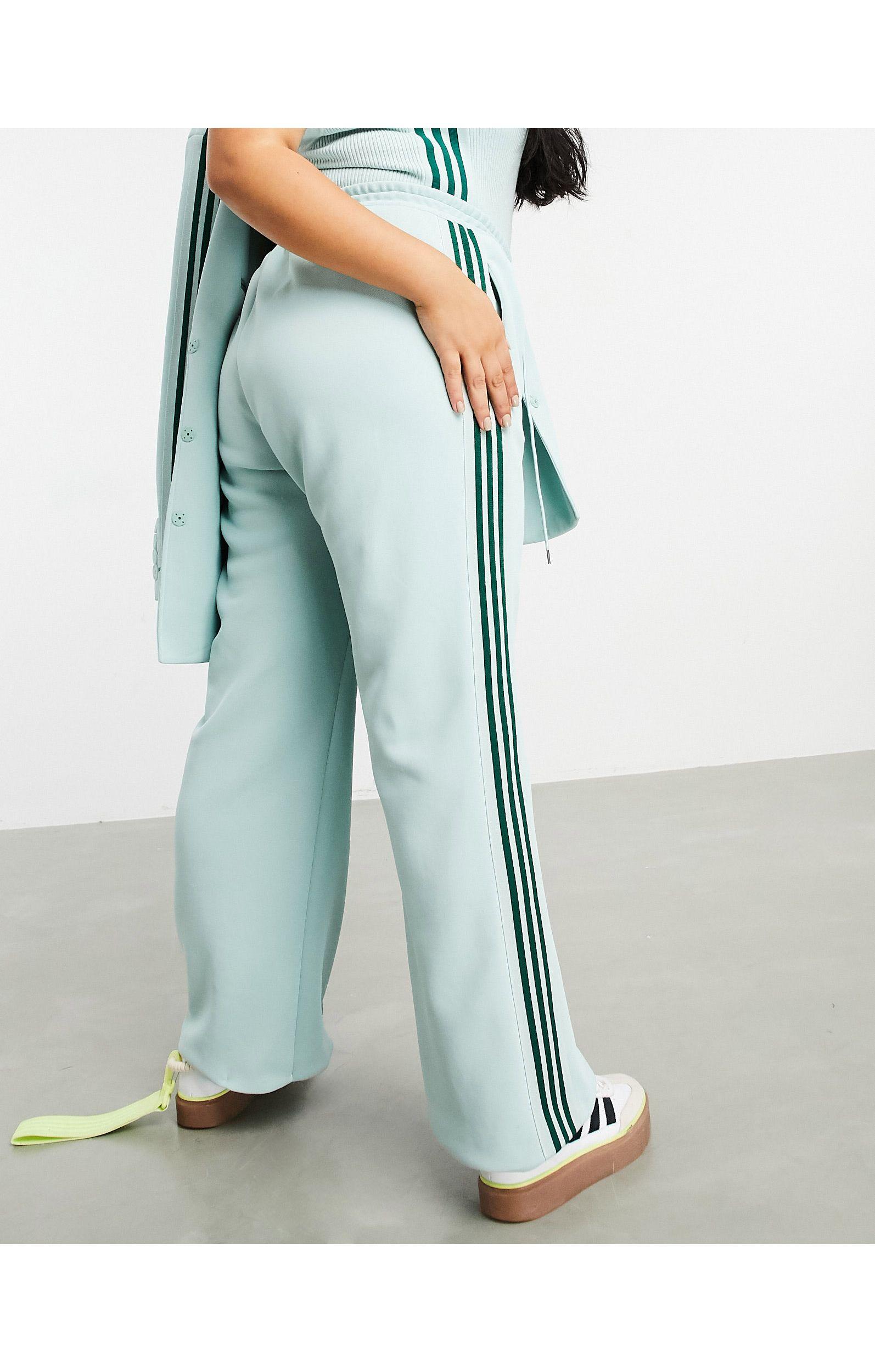 Ivy Park Adidas X Plus Wide Leg Trousers in Green | Lyst