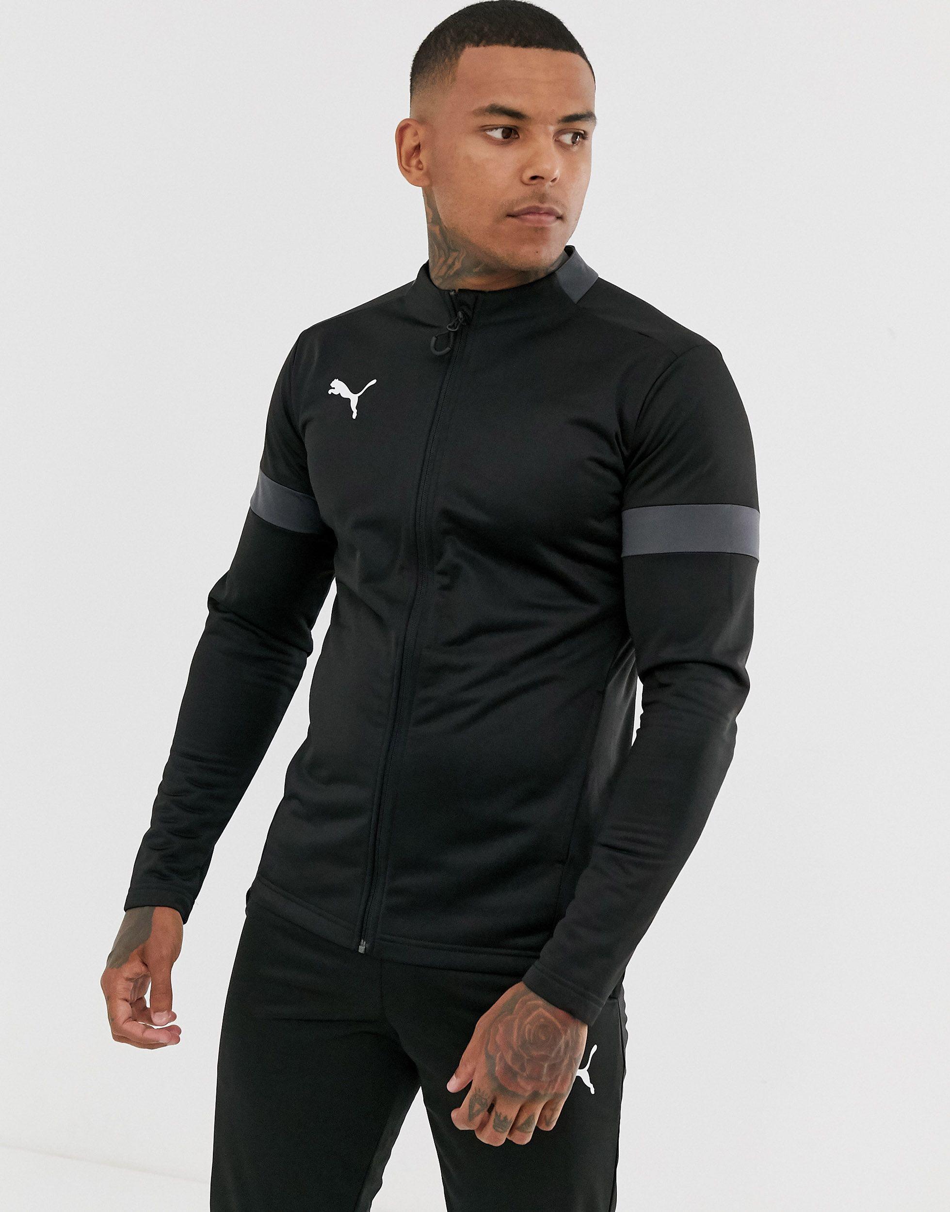 PUMA Synthetic Football Play Tracksuit in Black for Men - Lyst