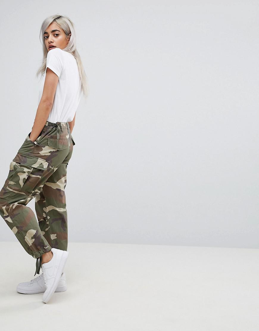 petite camo pants