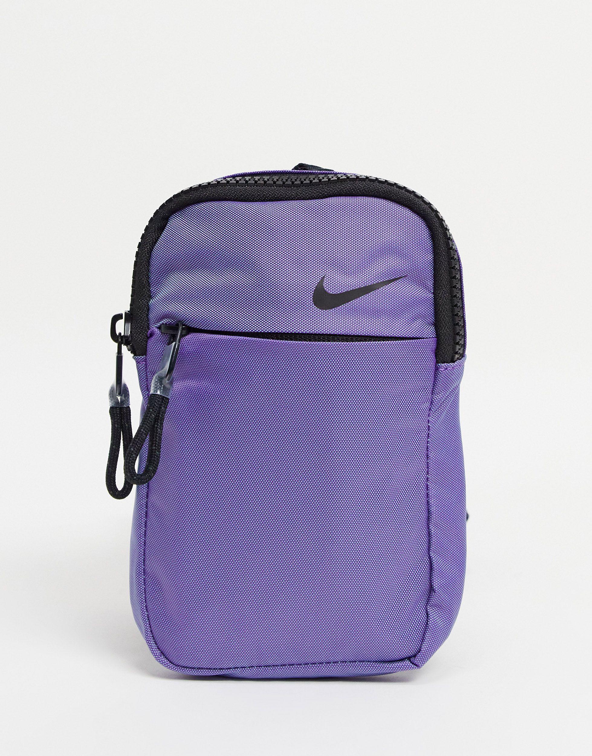 Nike Essentials Iridescent Flight Bag in Purple | Lyst