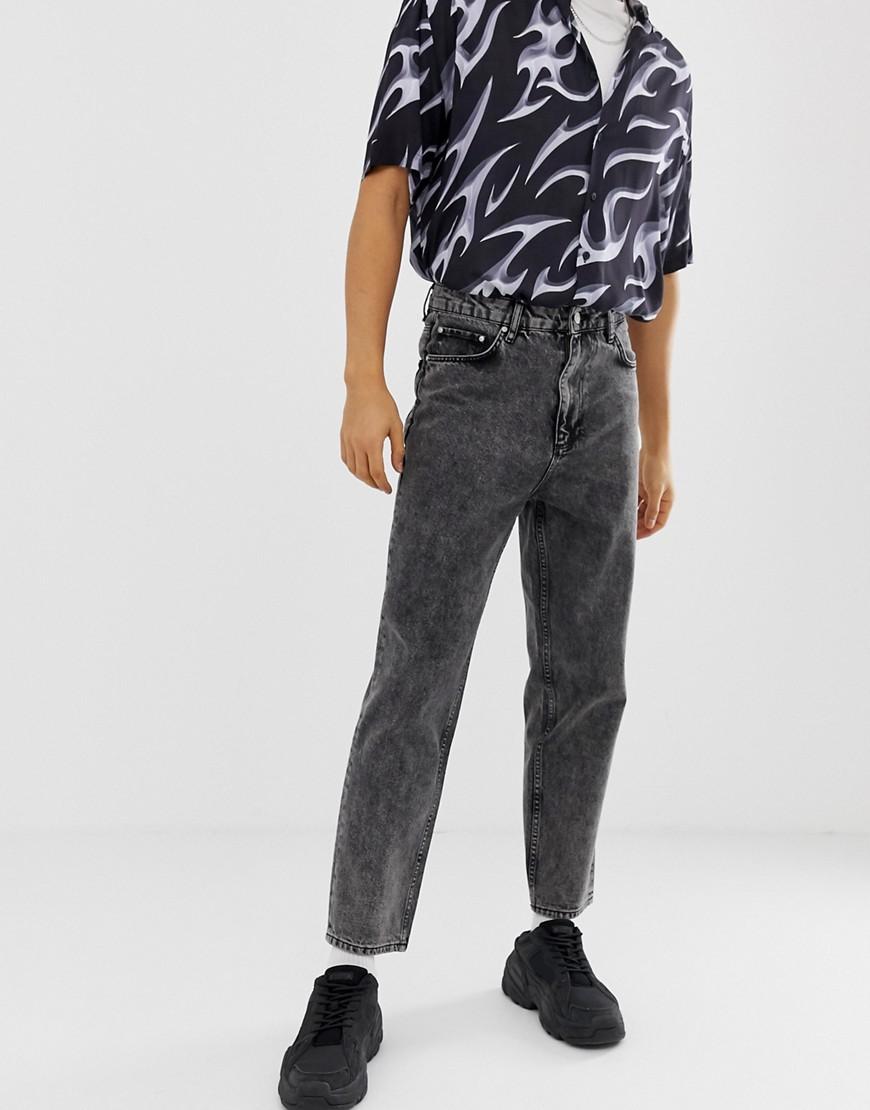 Men's High Rise Tapered Crop Dress Pants | boohoo