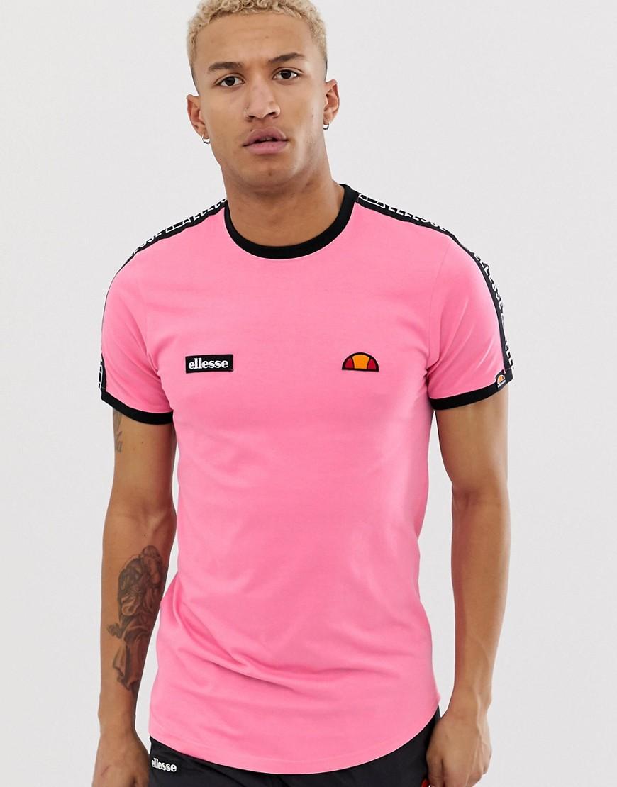 Ellesse Fede T-shirt With Taping in Pink for Men | Lyst