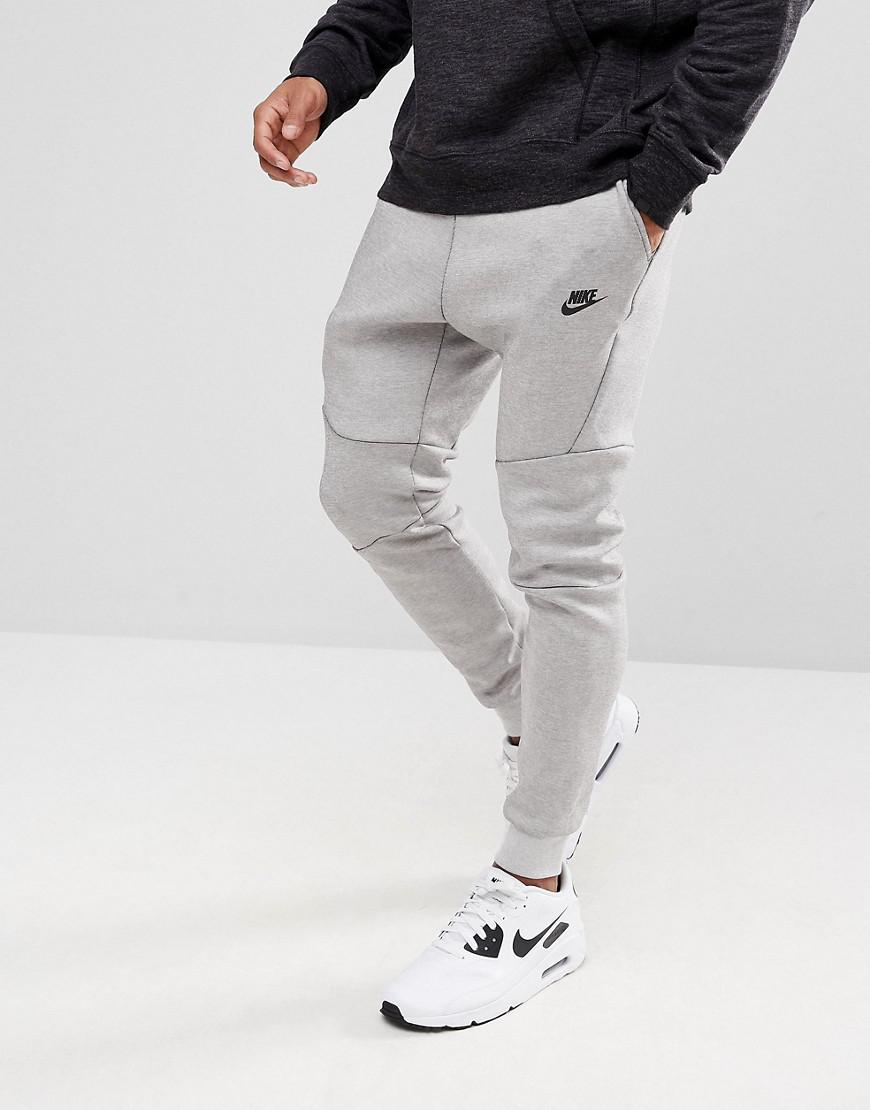 Nike Tech Fleece Joggers In Grey 805162-072 in Grey for Men - Lyst