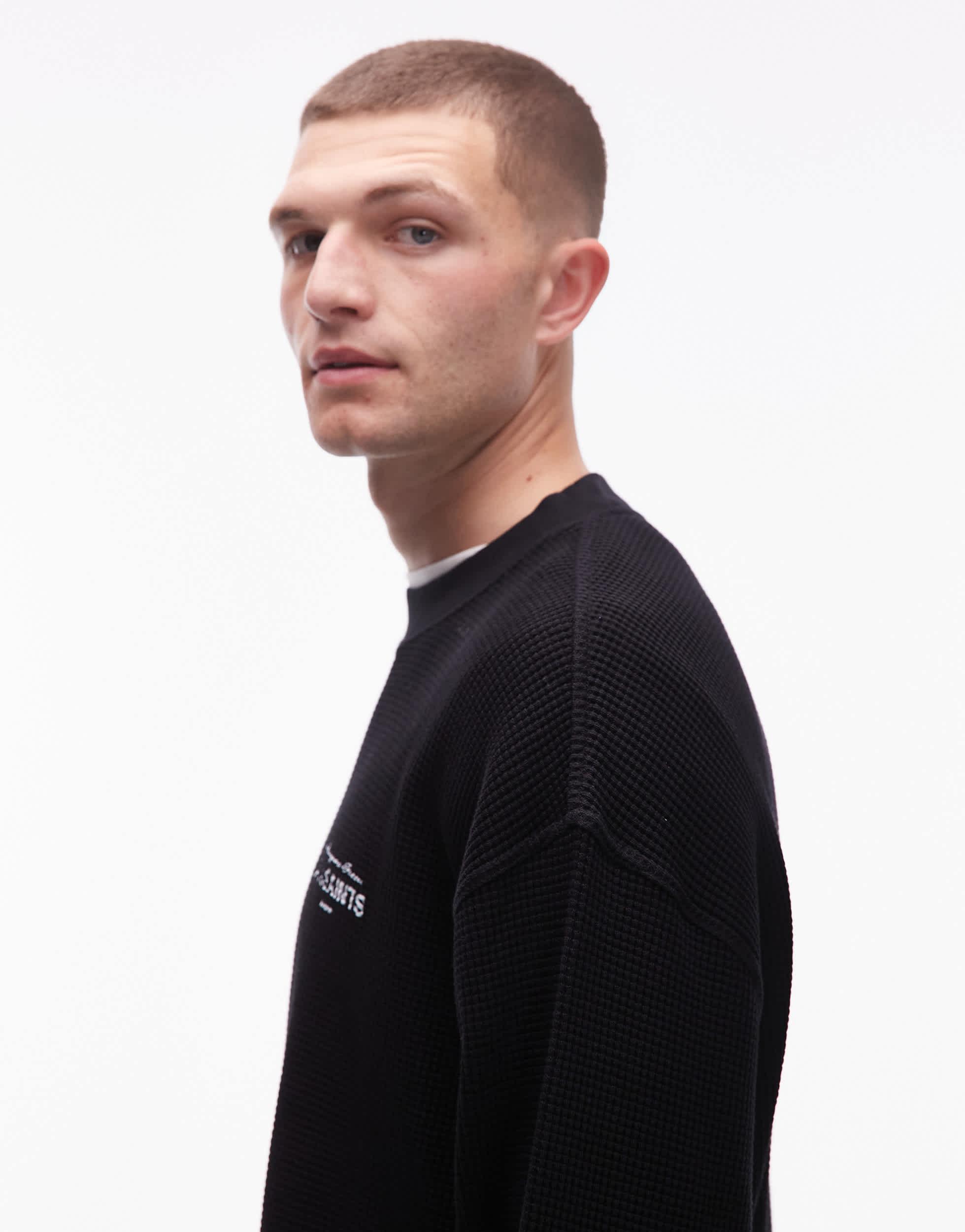 Allsaints - Rita - T-shirt à manches longues - Blanc | ASOS