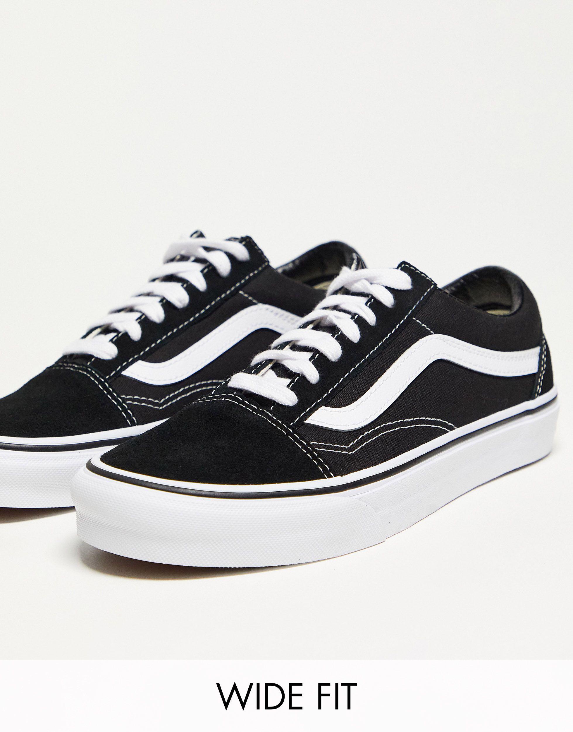 Vans best sale wide shoes
