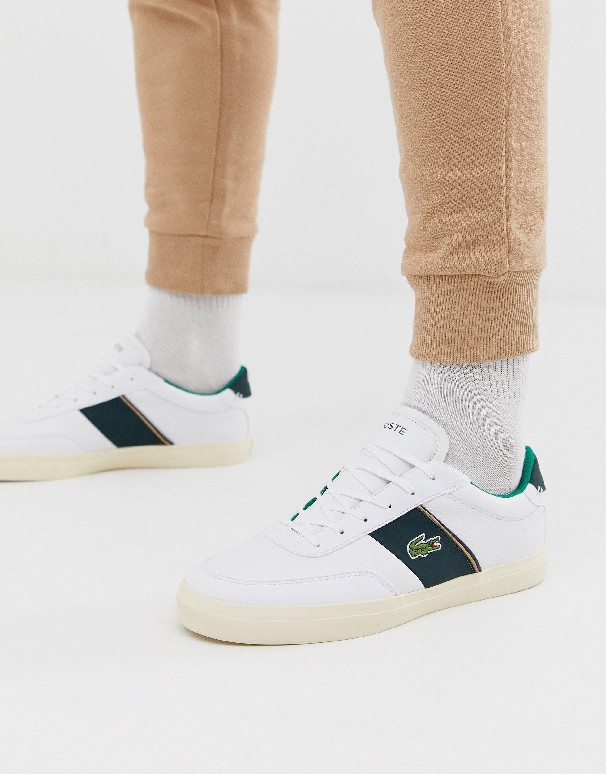 lacoste court master green