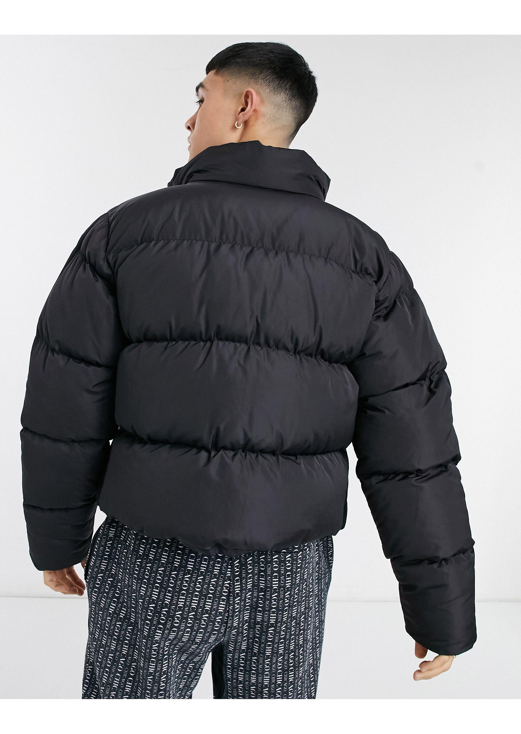 ASOS Recycled Puffer Jacket in Black for Men | Lyst