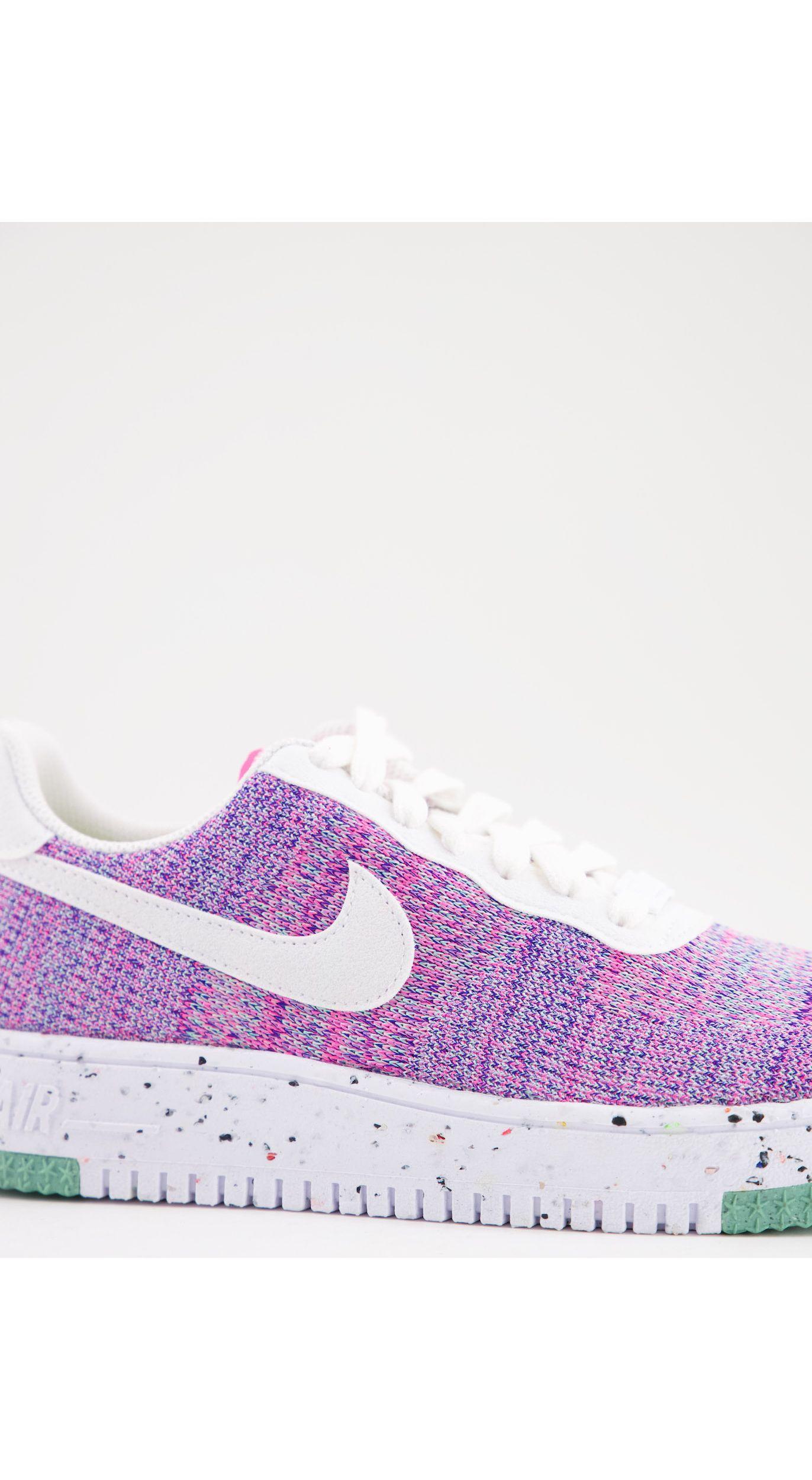 Nike Rubber Air Force 1 Crater Flyknit Move To Zero Sneakers in Pink | Lyst  Australia