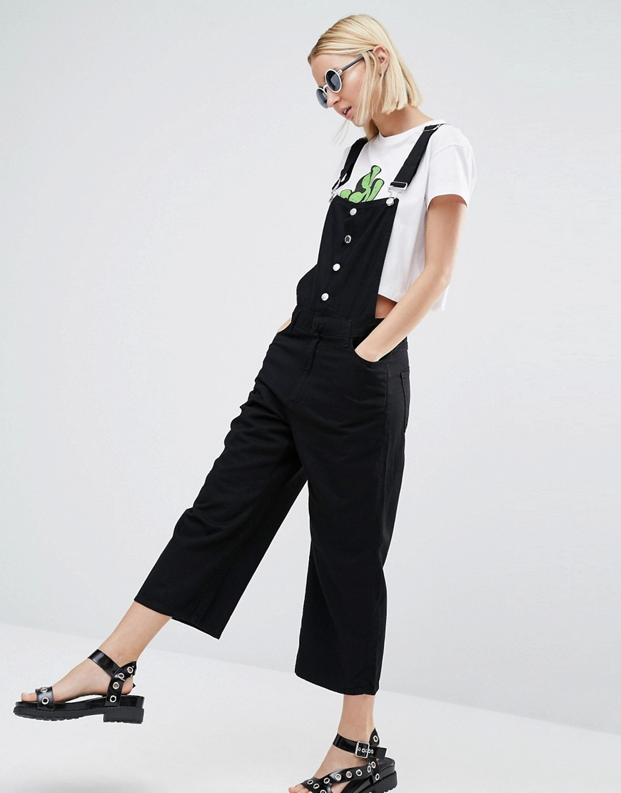 cheap black dungarees