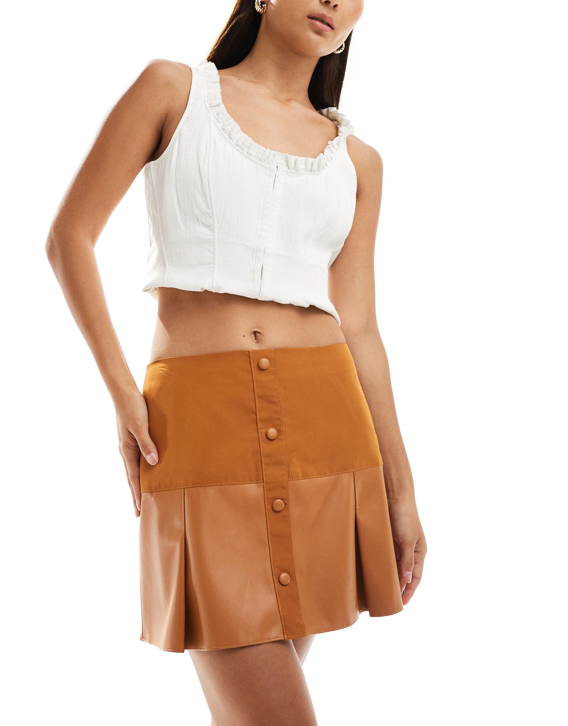 Asos jupe cuir hotsell
