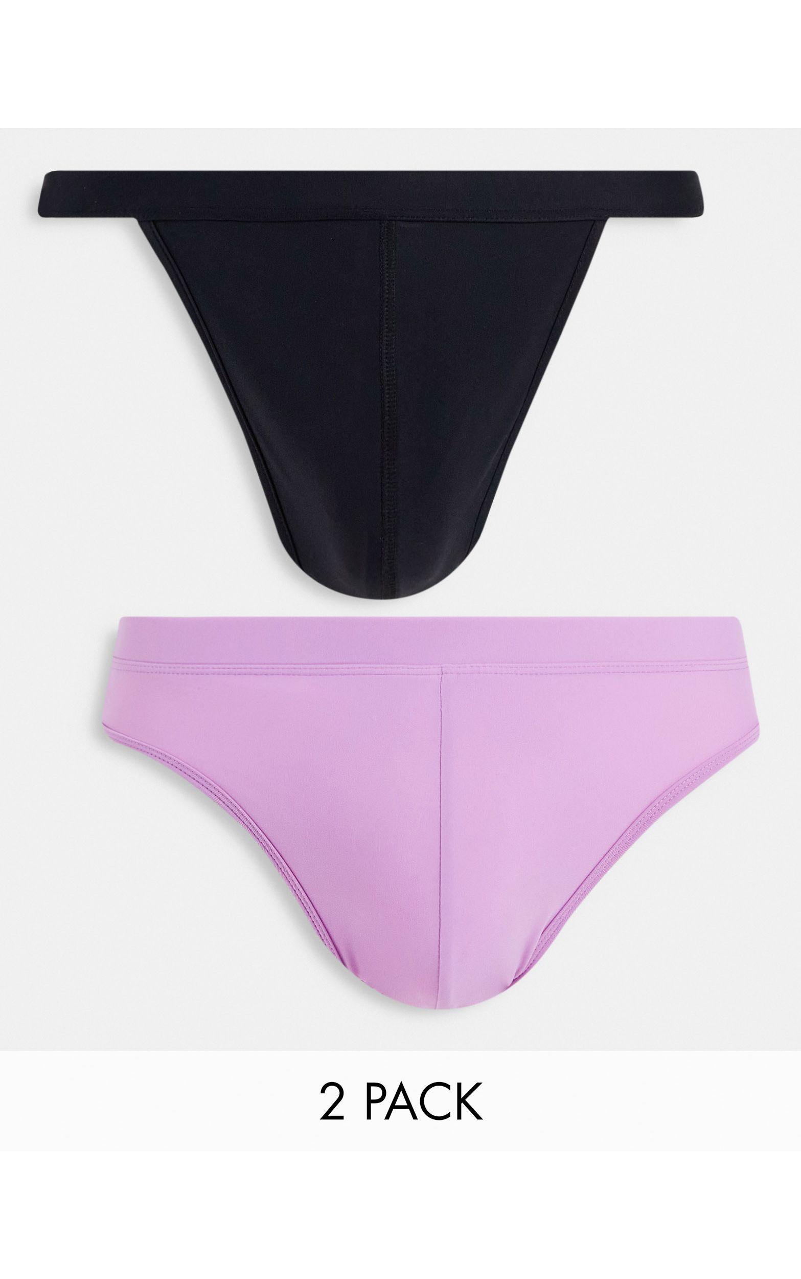 ASOS Swim Briefs And Thong Multipack in Black for Men Lyst Australia