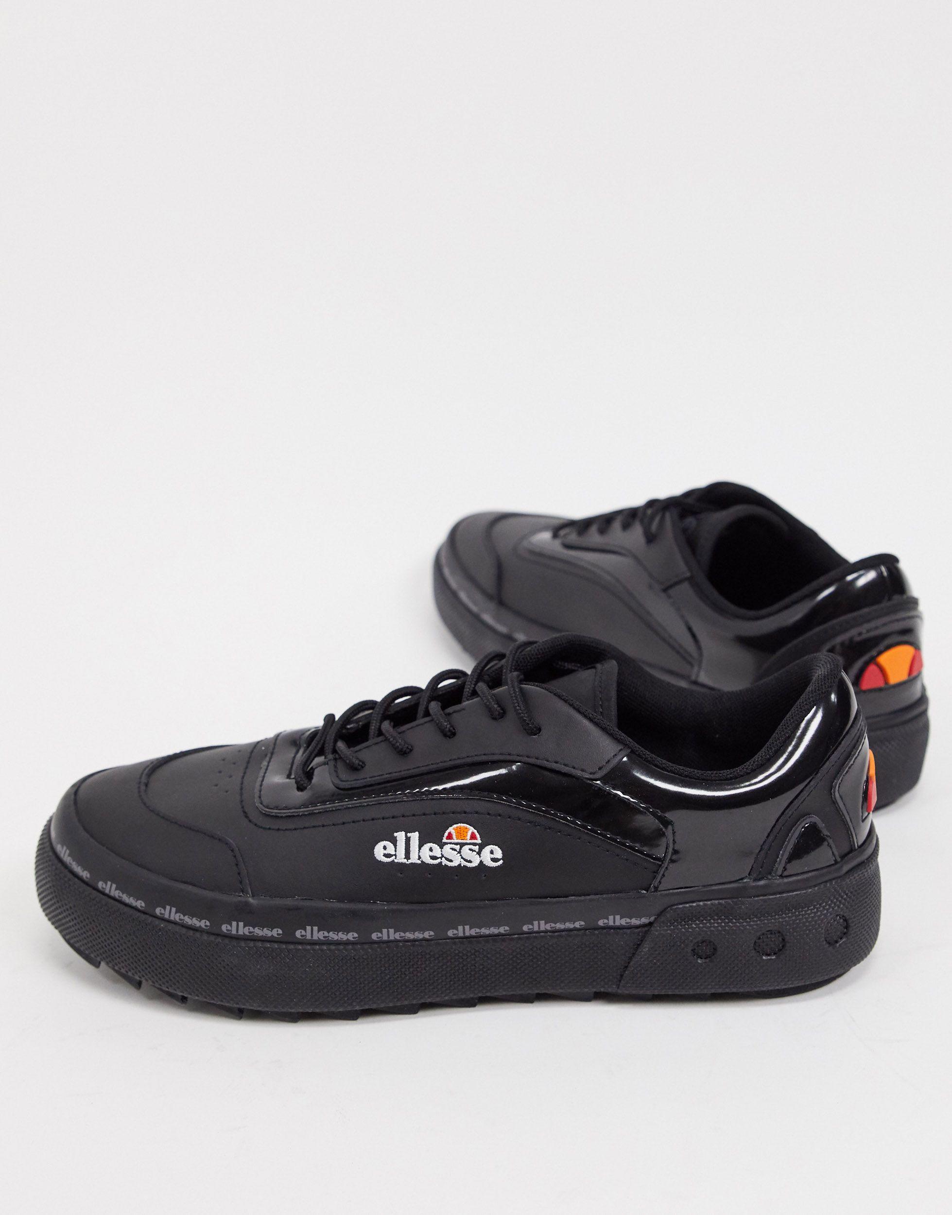 ellesse black shoes
