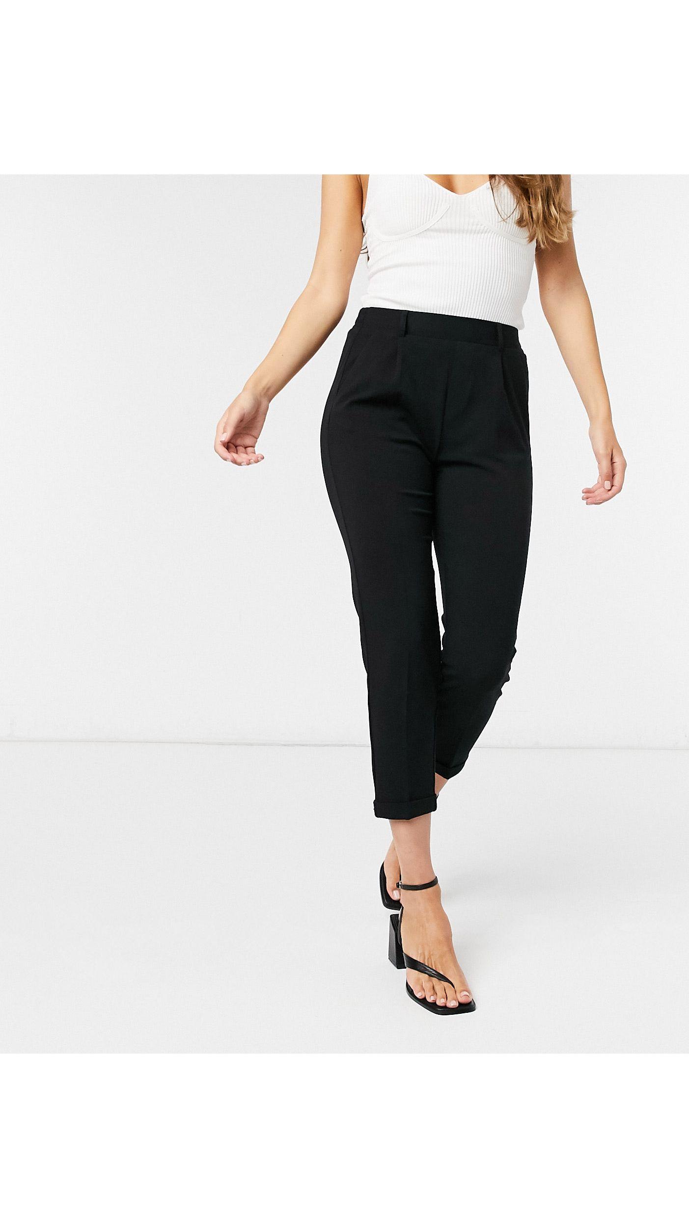 stradivarius black cargos