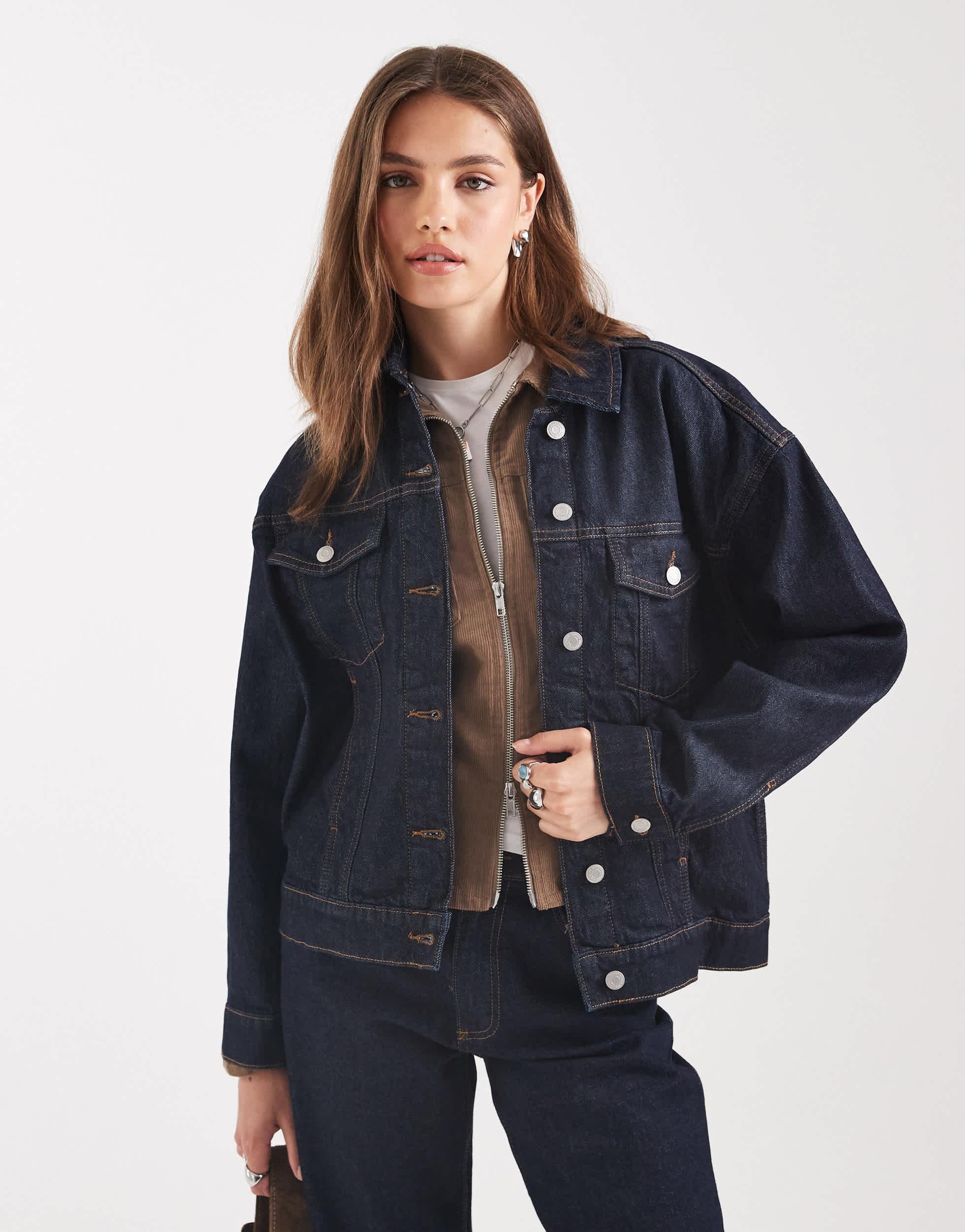 Veste En Jean Bleu Fonce pour femme de créateurs Jusqu'à -60
