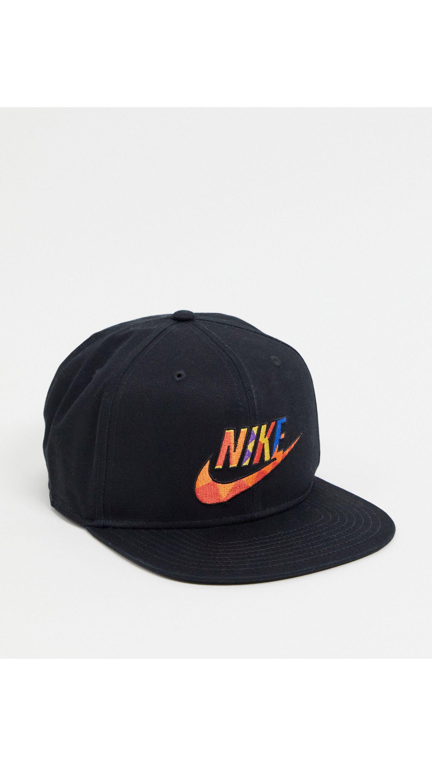 Nike Reissue Just Do It Snapback Cap in Black for Men - Lyst