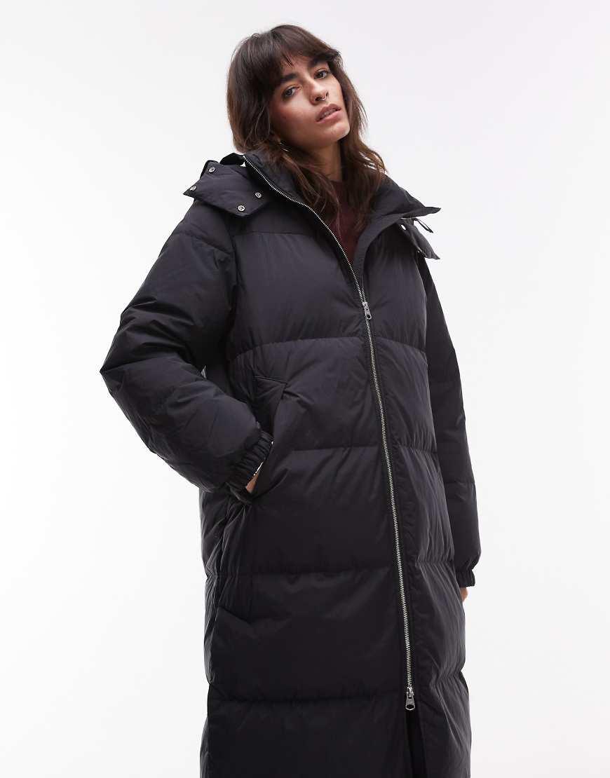 Arket Black Down Long Coat Quilted Jacket Arket Puffer Coat Review