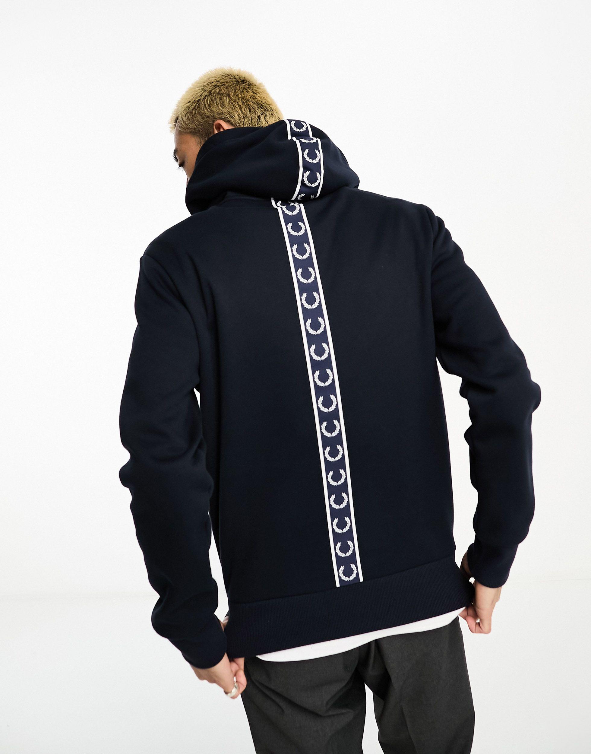 Fred perry deals tape hoodie