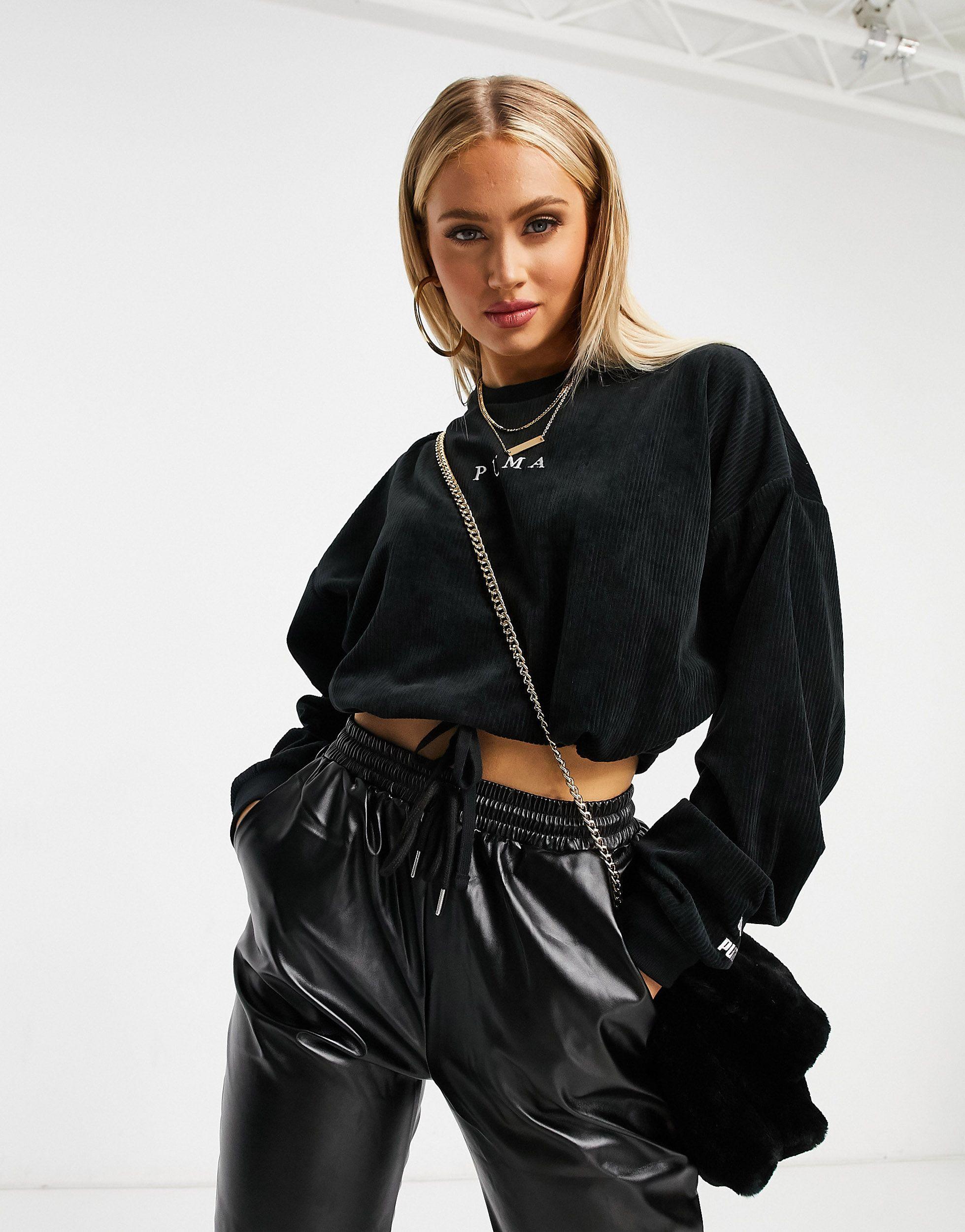 Puma clearance crop jumper