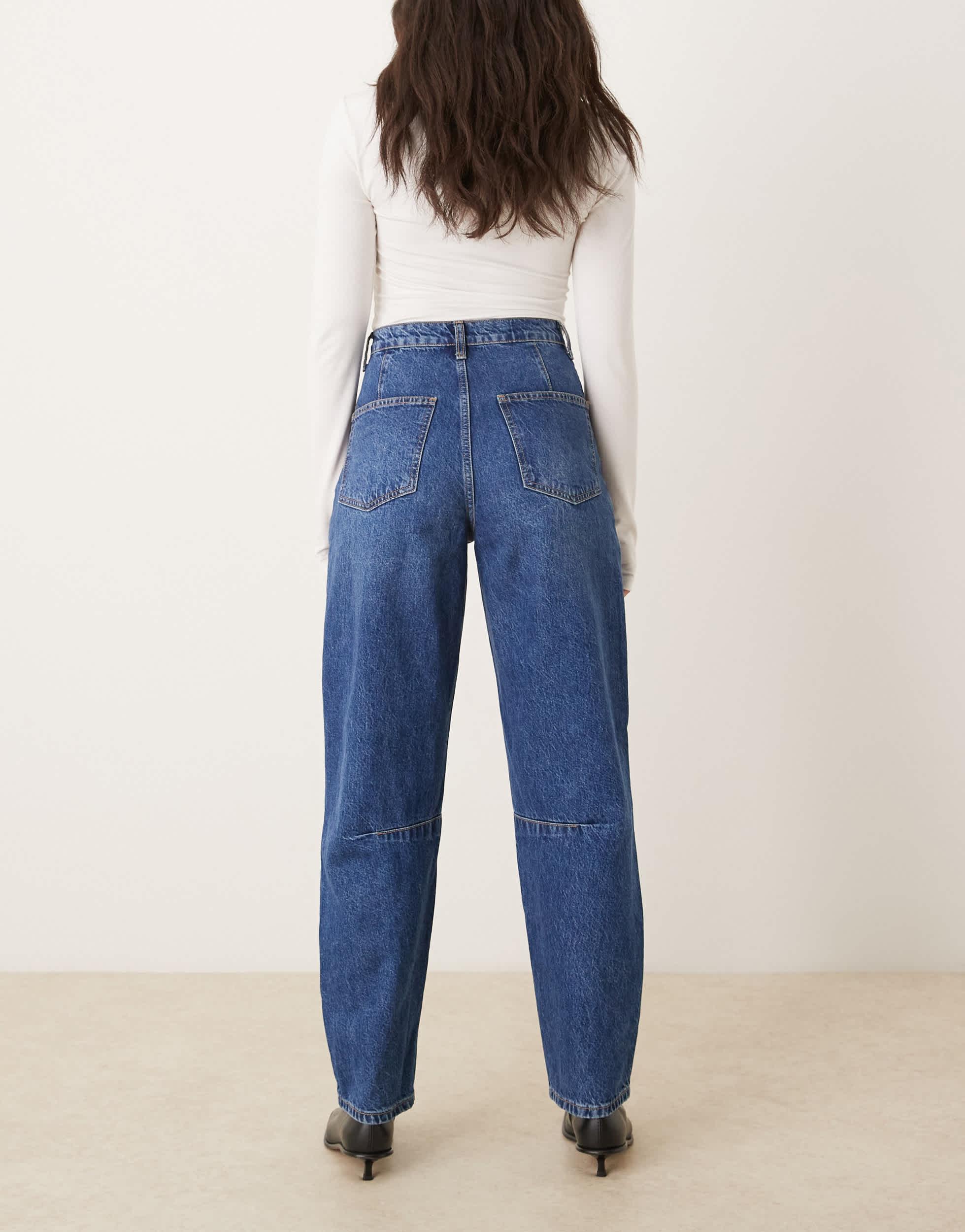 Asos Tall Asos Jean Femme Taille Haute Jeans à Pattes D'éléphant
