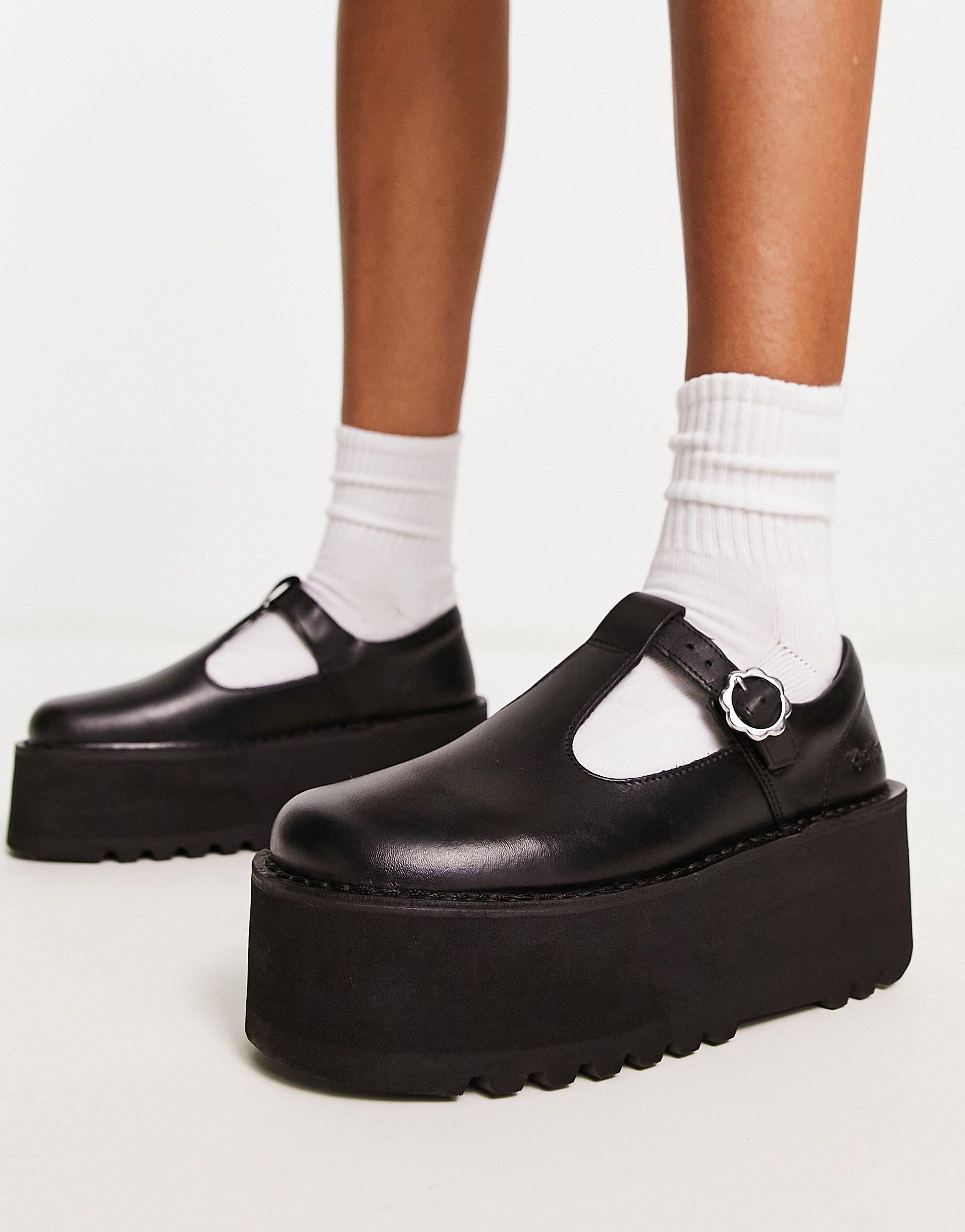 T bar platform shoes hot sale