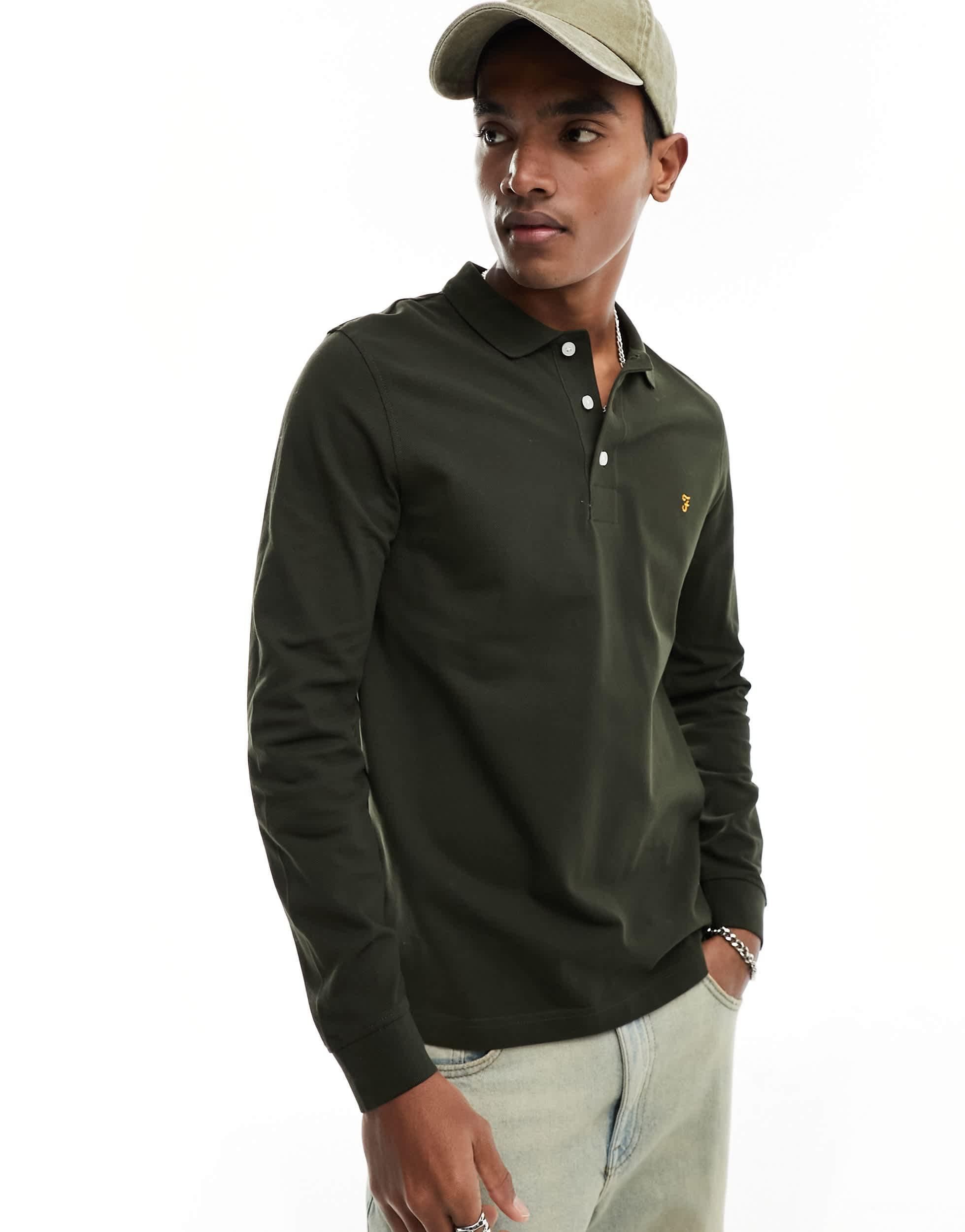 Farah long sleeve polo hotsell