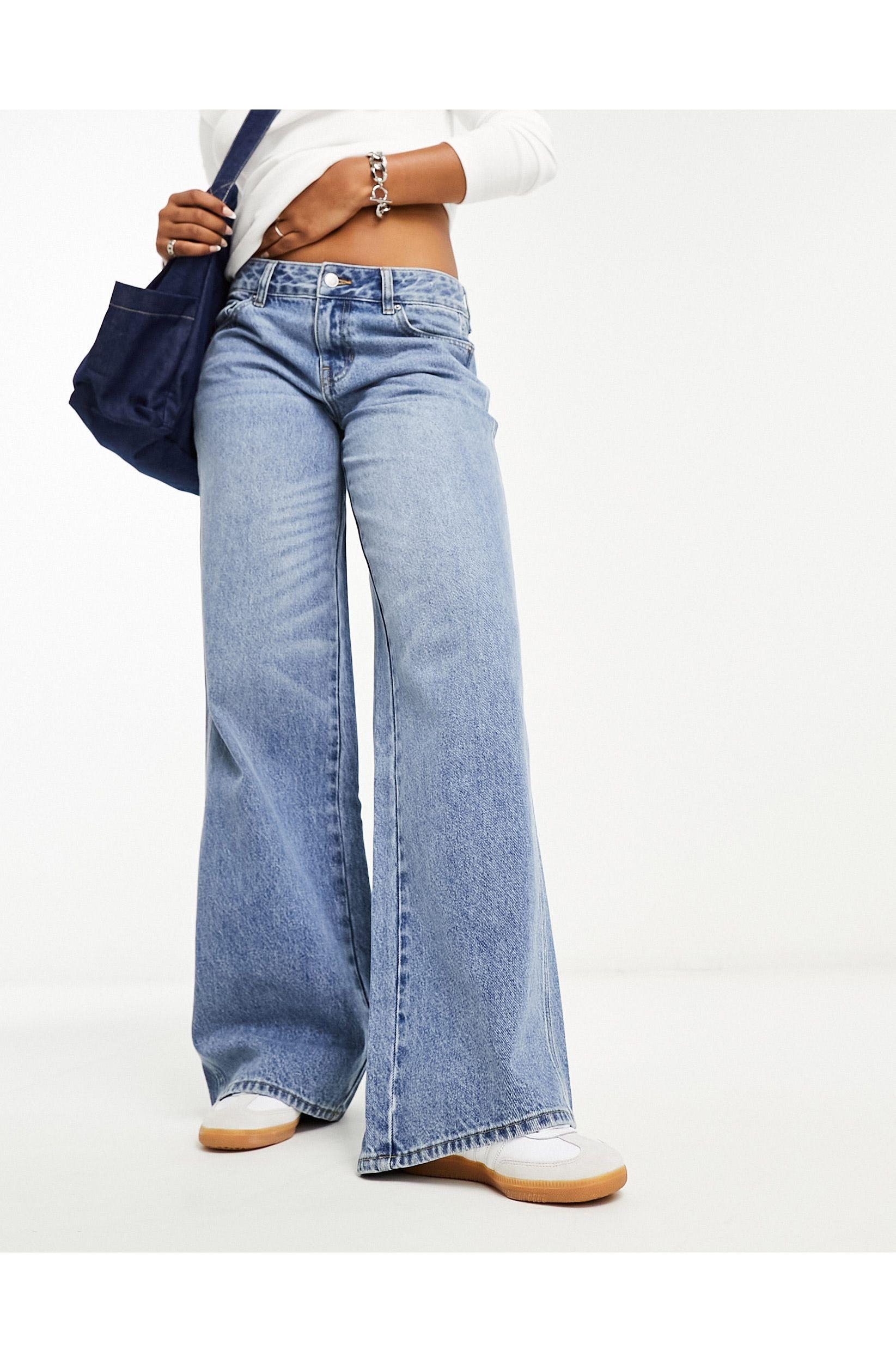 PacSun L Astrid Low Rise baggy Jean in Blue | Lyst