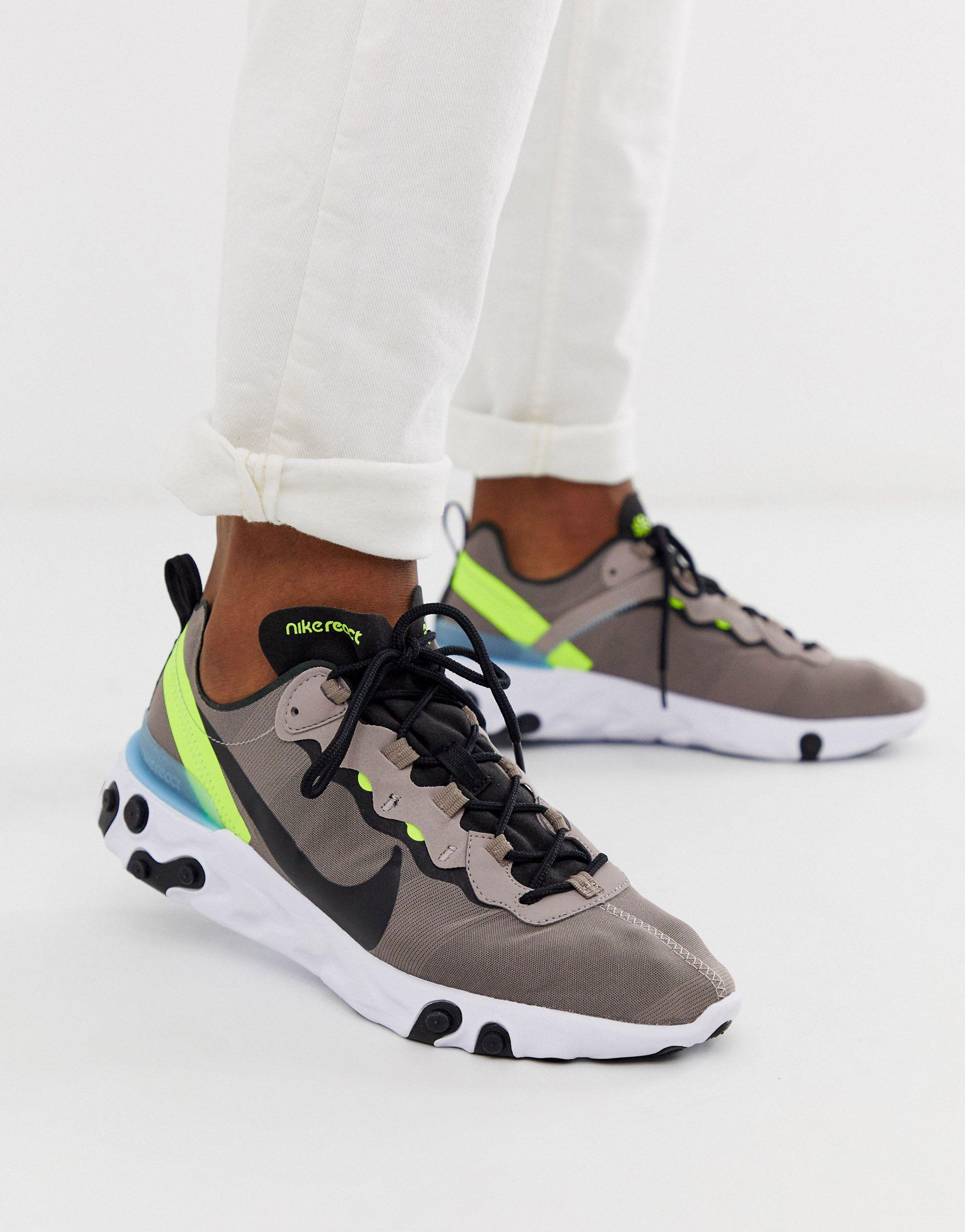 nike react element 55 pumice