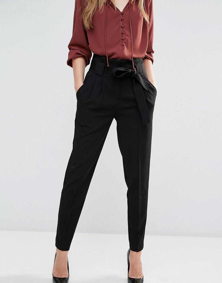Y.A.S Synthetic Tudor Paper Bag Pants 