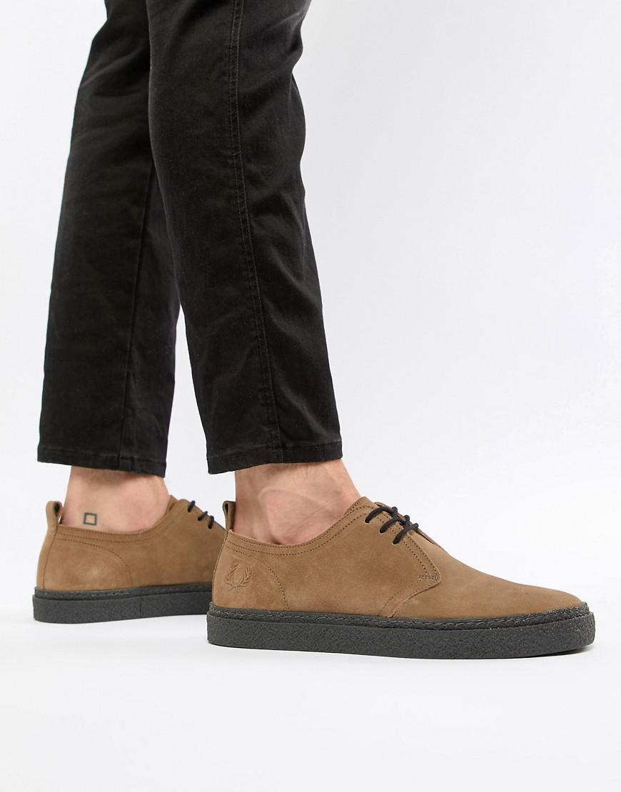 Fred Perry Linden Low Suede Shoes In 