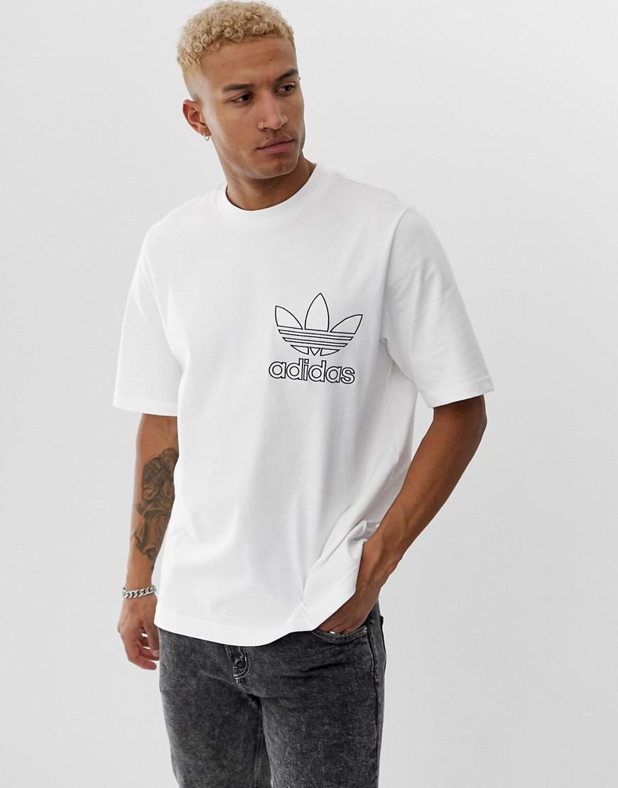 adidas outline tee maglietta uomo adidas outline tee maglietta uomo