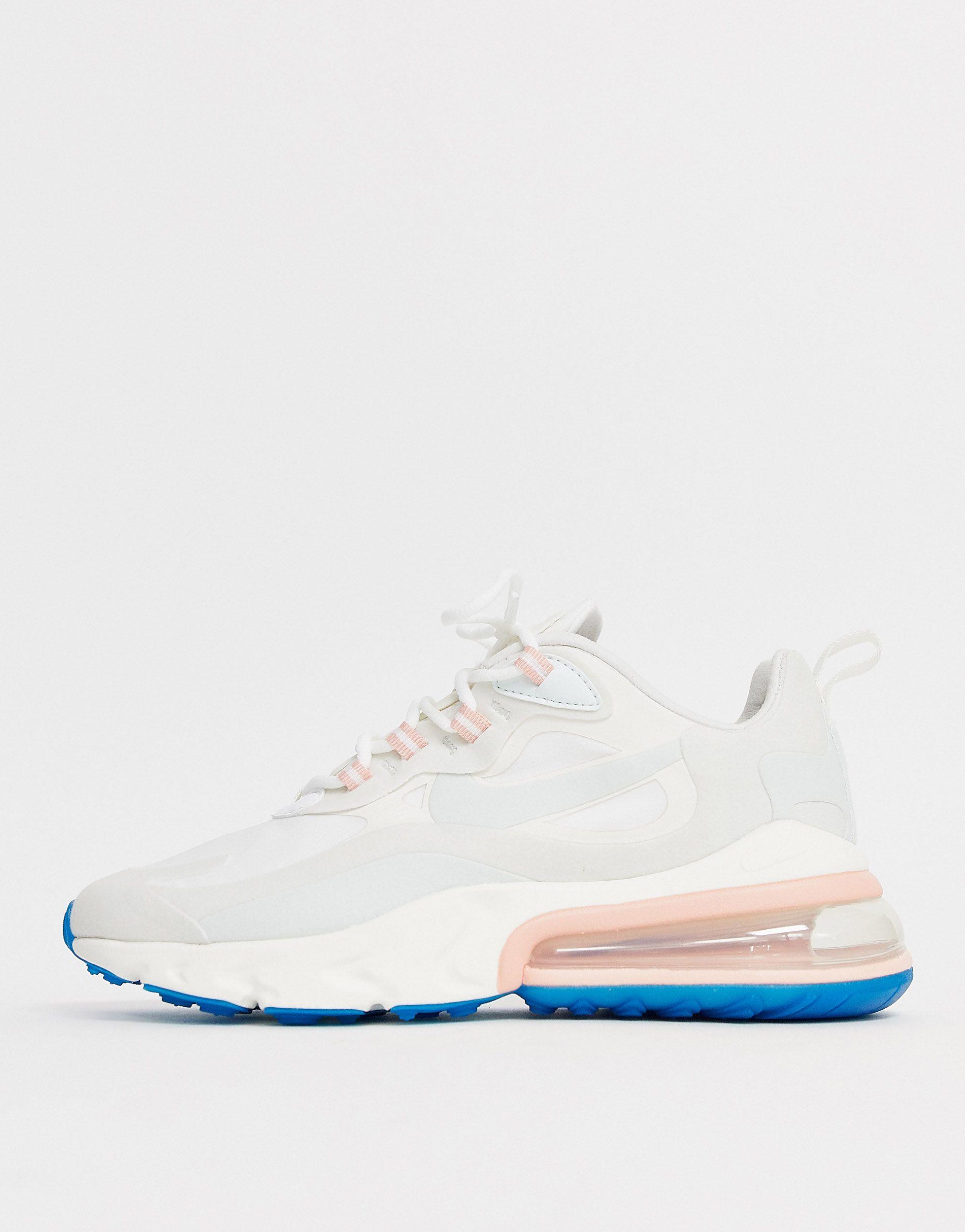 Nike Rubber Air Max 270 React Shoes In White Lyst