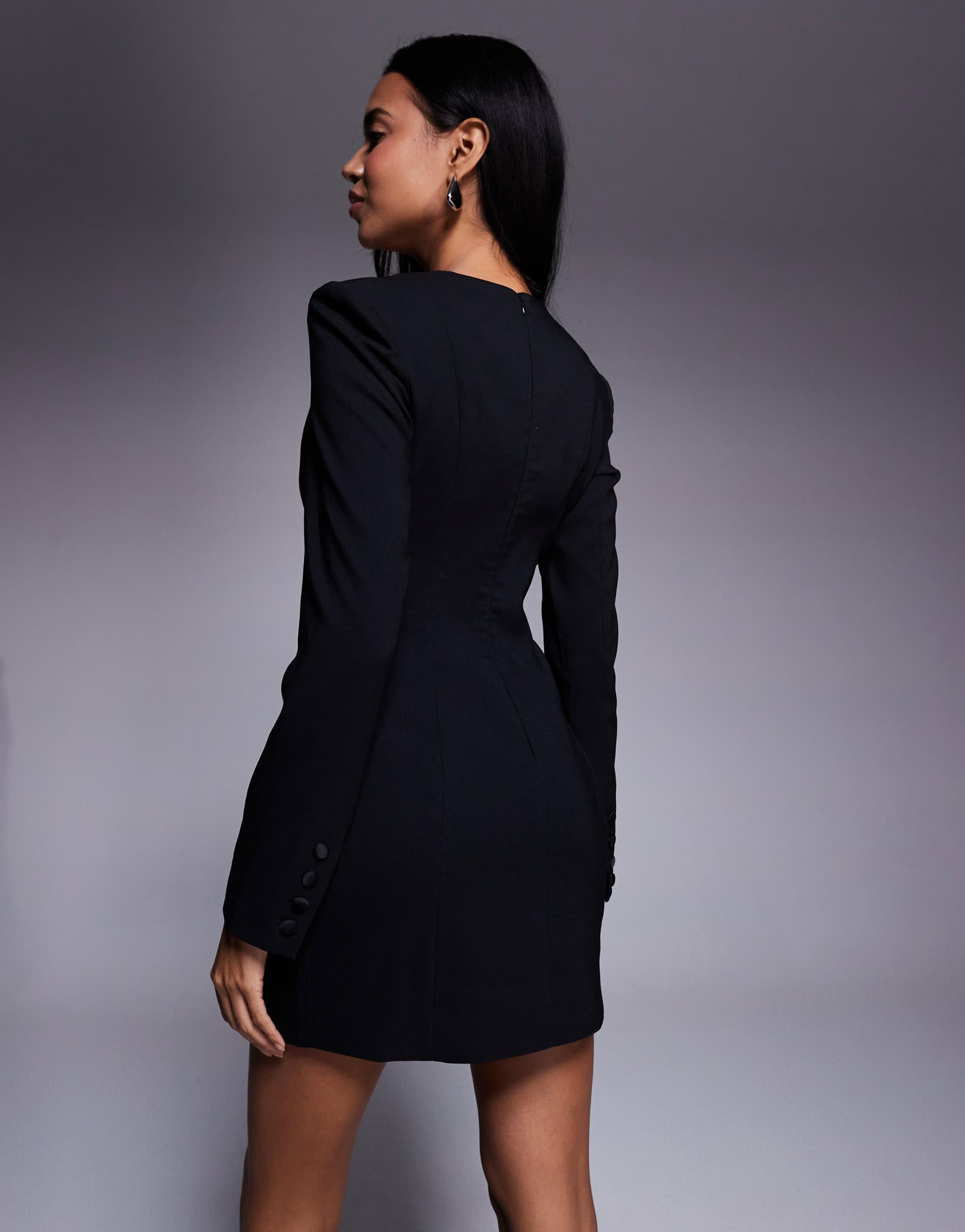Oh Polly Structured Tailored Blazer Dress in Blue | Lyst Oh Polly Structured Tailored Blazer Dress in Blue | Lyst