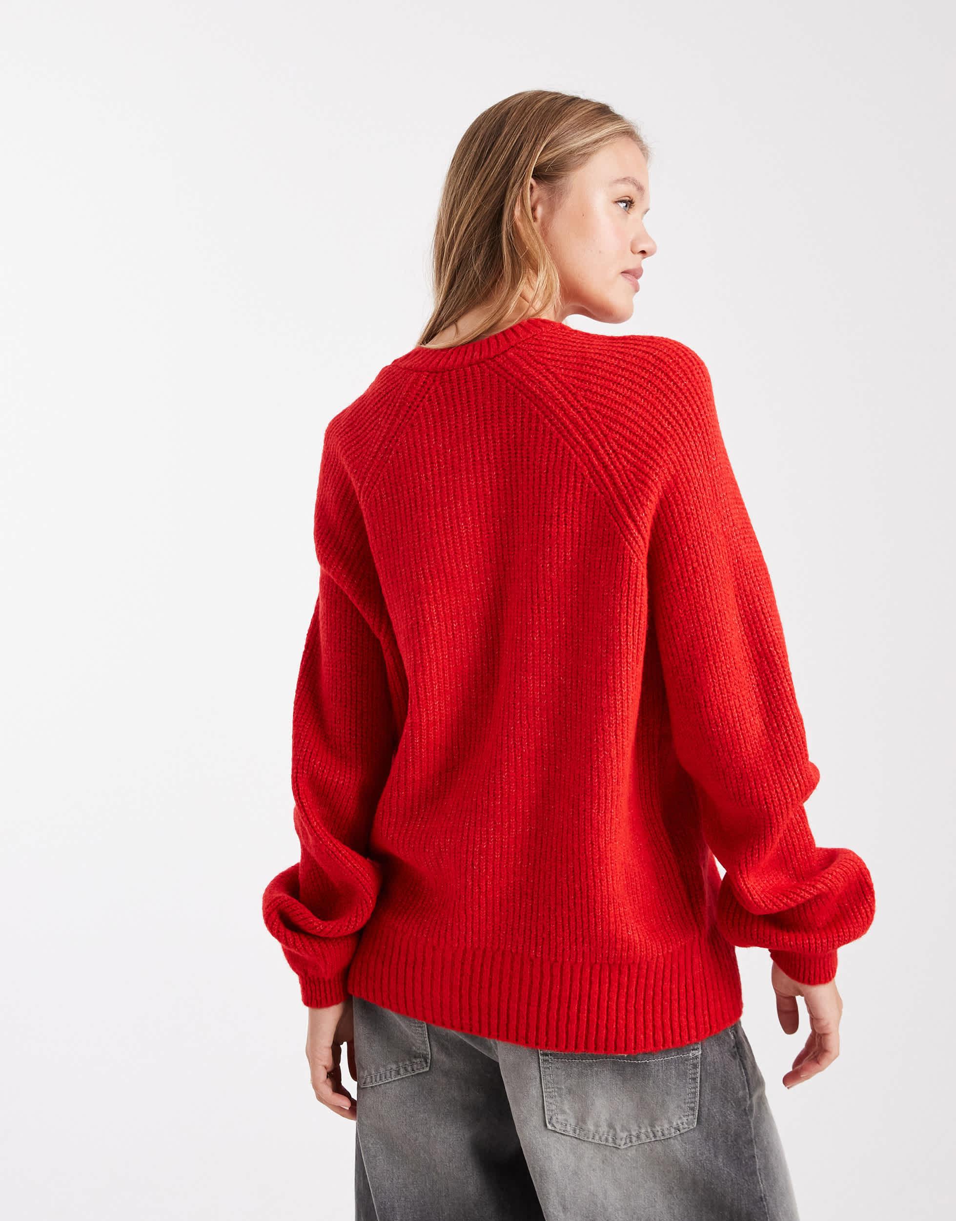 Damen Strickjacke Asos Gestreifte Strickjacke ASOS – Strickjacke