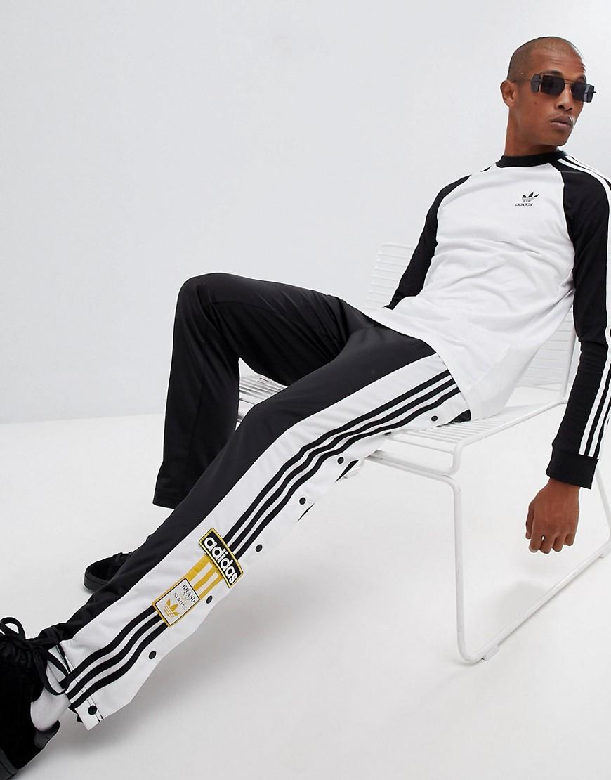 Stuwkracht Uitdrukking Deuk adidas Originals Adibreak Popper Joggers In Black Cz0679 for Men | Lyst