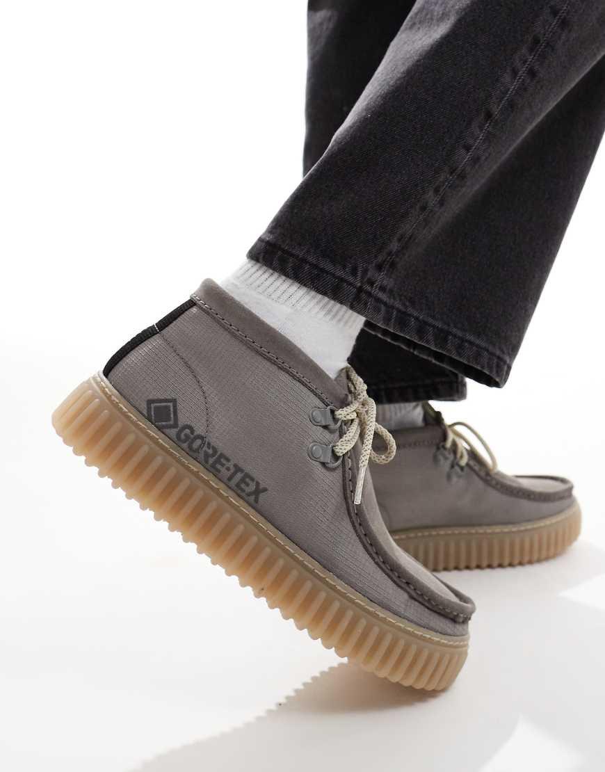 Clarks Clarks Torhill Hi Gtx in Grey for Men | Lyst UK