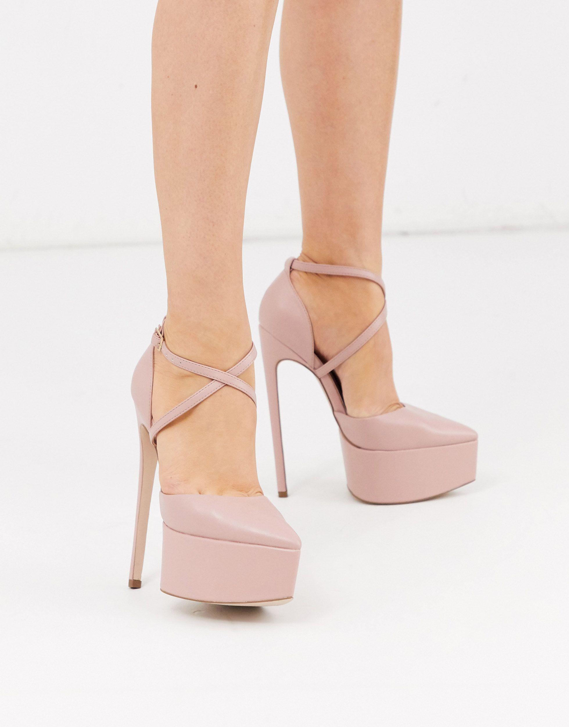 platform pointed heels