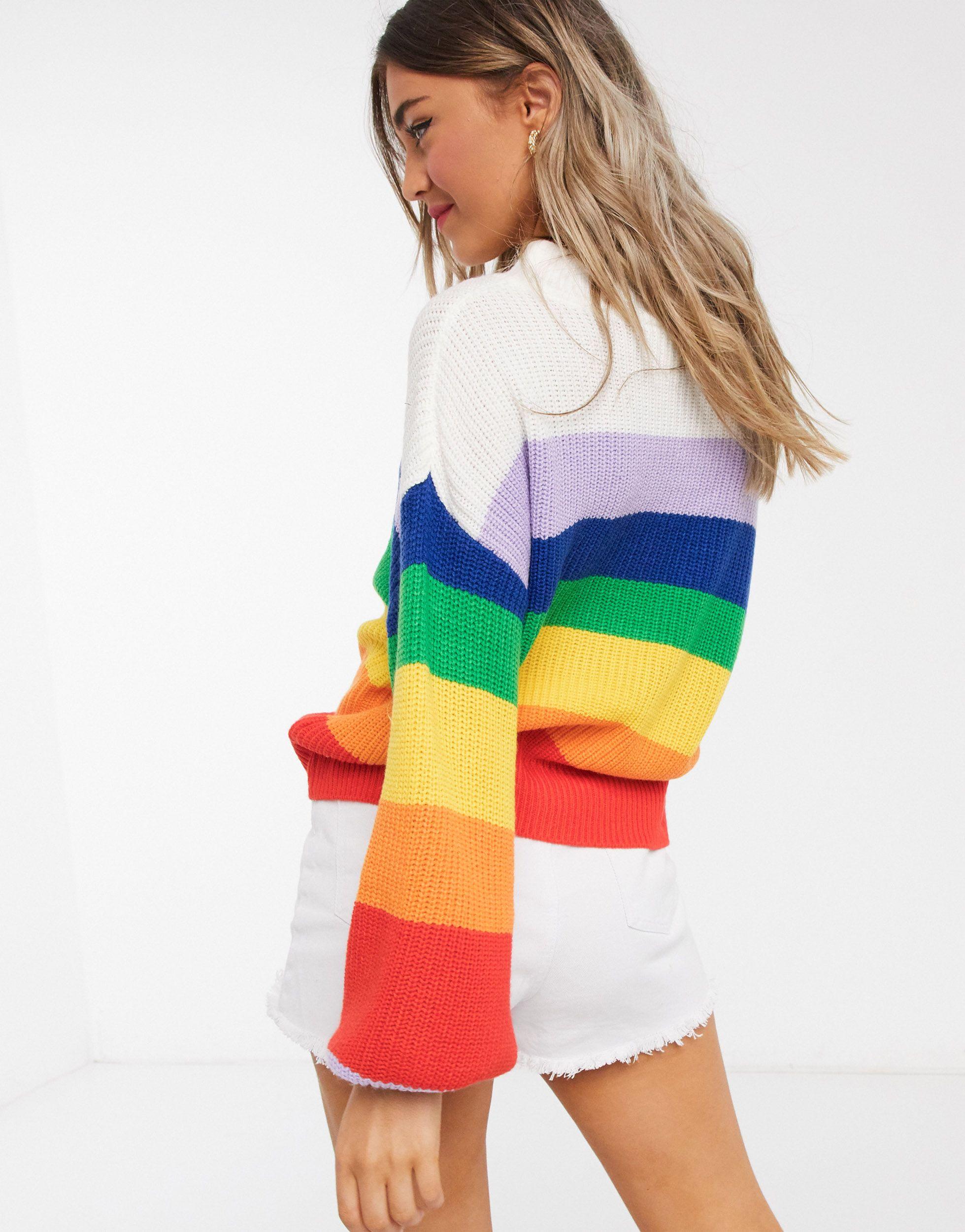 monki rainbow sweater