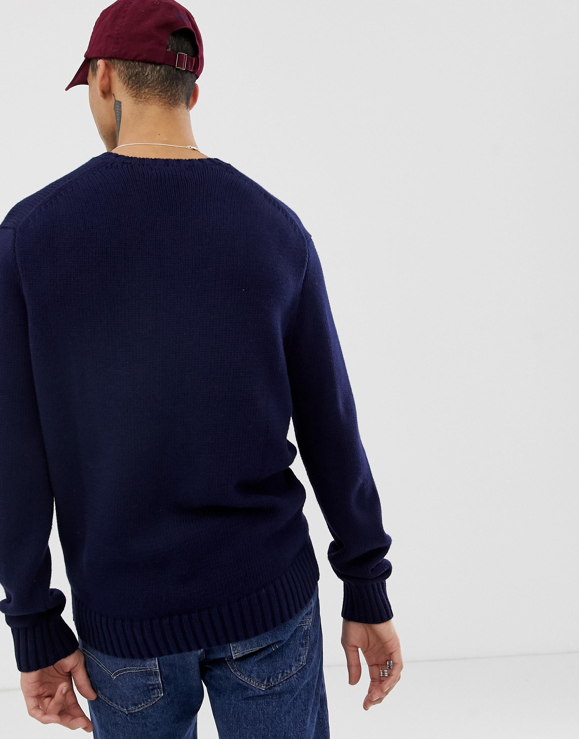 polo ralph lauren chunky cotton knit