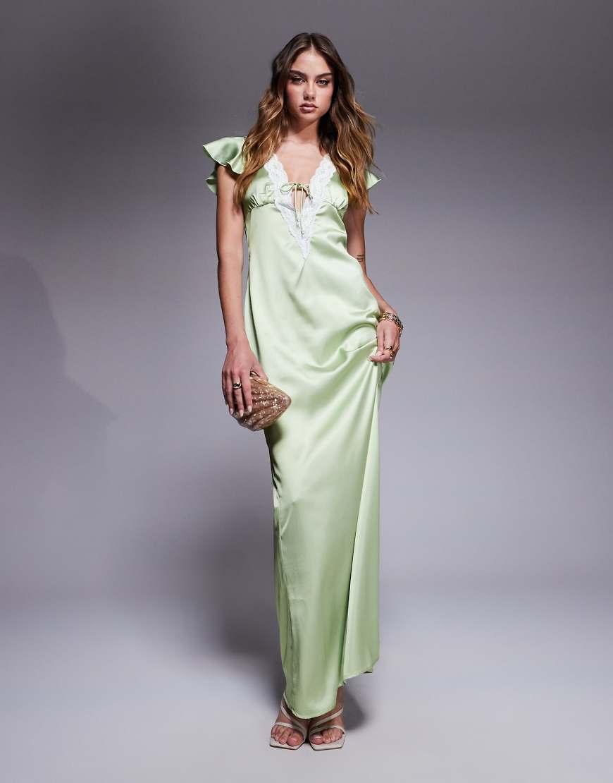 strapless open back dress Kenzie Maxi Dress Black