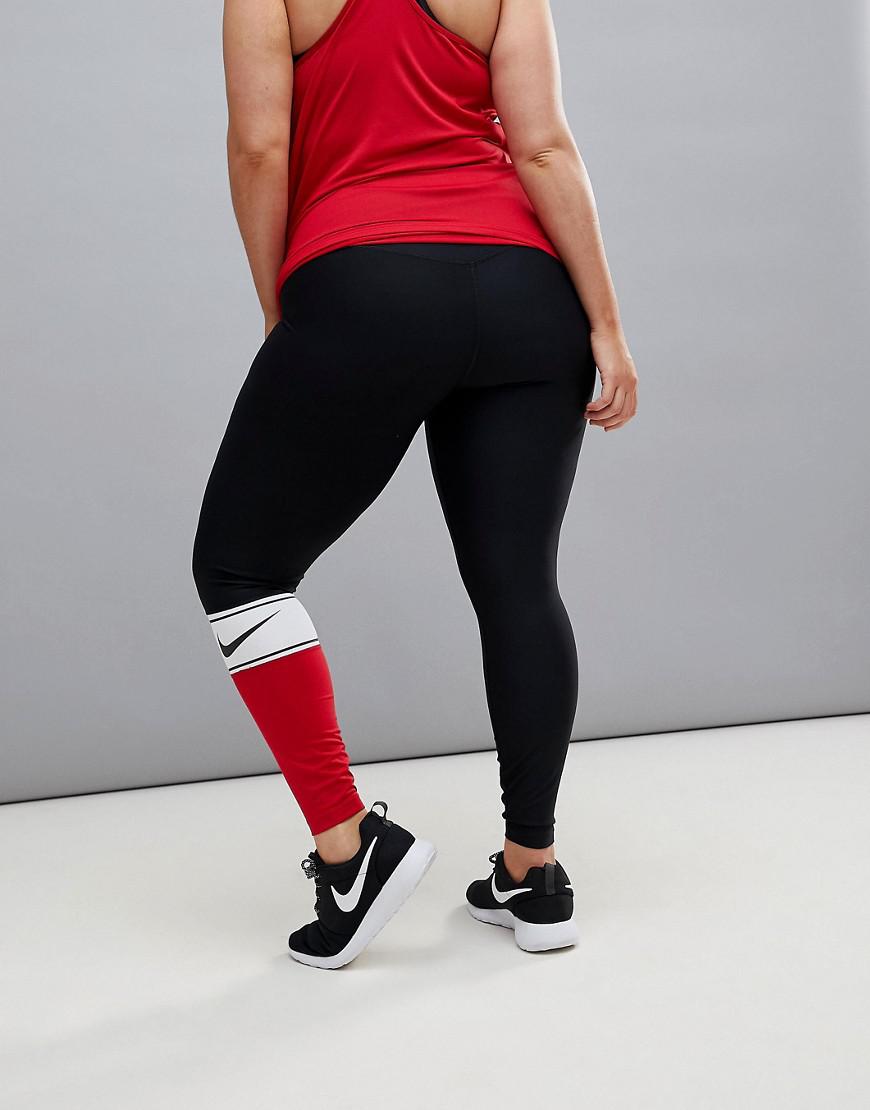 nike colour block leggings