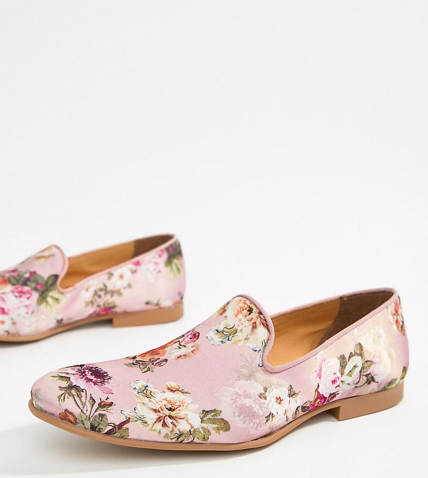 ASOS Loafers In Pink Floral Print for 