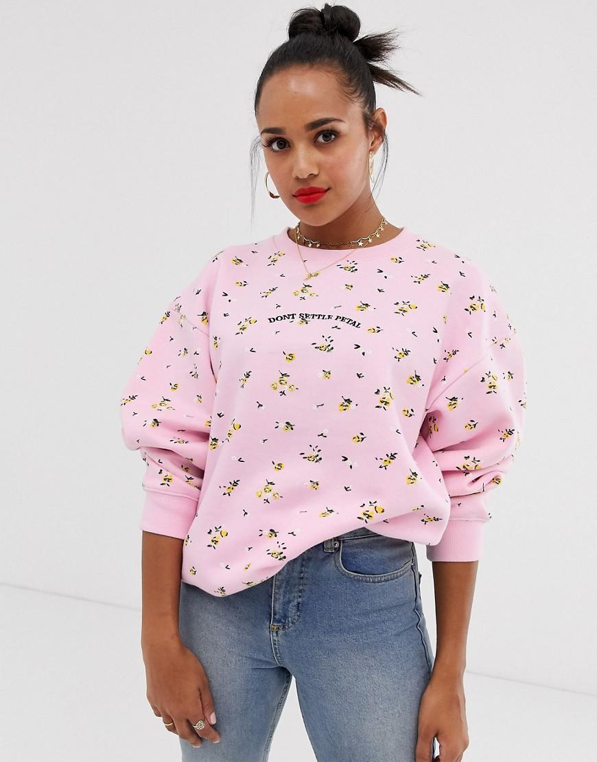 daisy street oversize sweatshirt