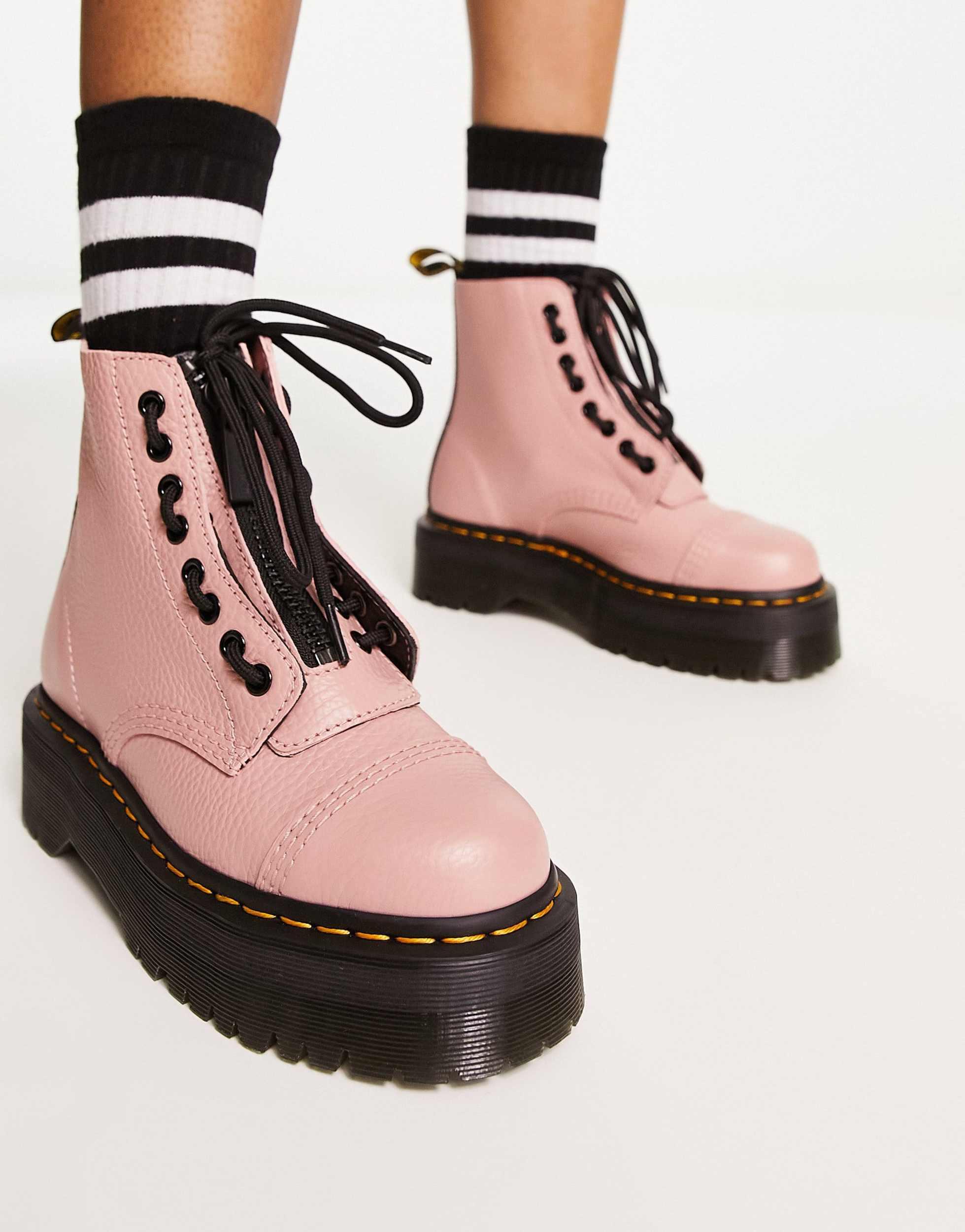 Dr Martens Pinke Springerstiefel Schnürstiefel Martens 1460 Pascal