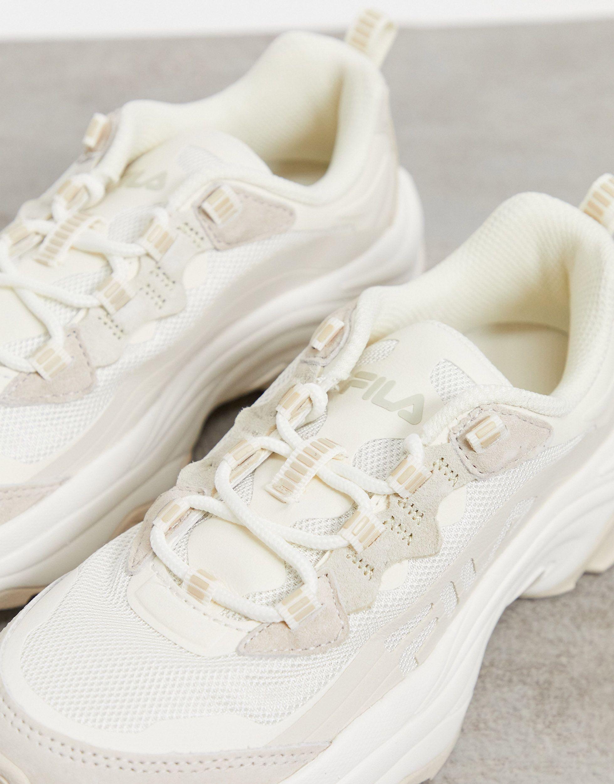Fila Alpha Ray Linear Sneakers in Natural | Lyst