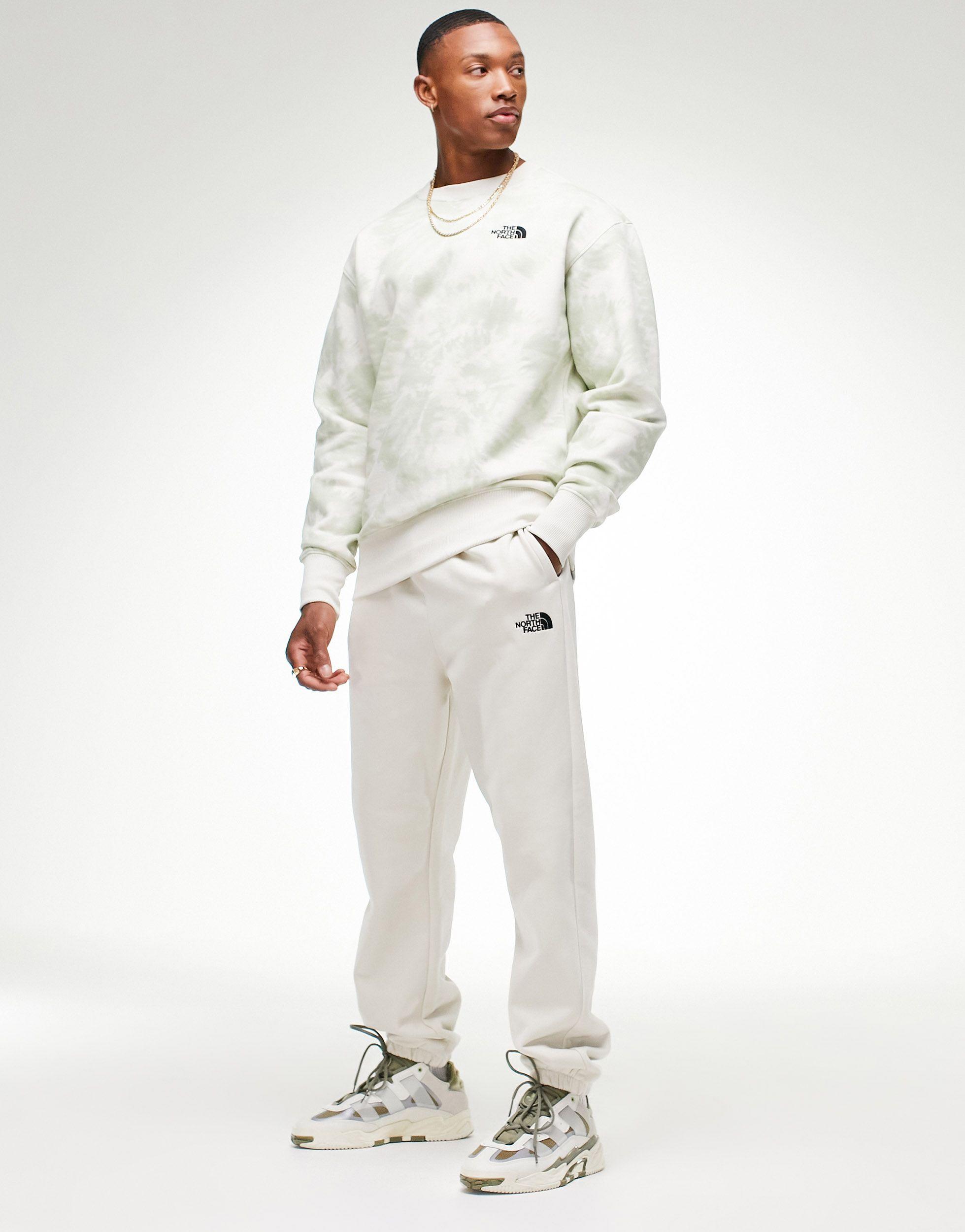 The North Face Oversized Essential joggers in White for Men | Lyst