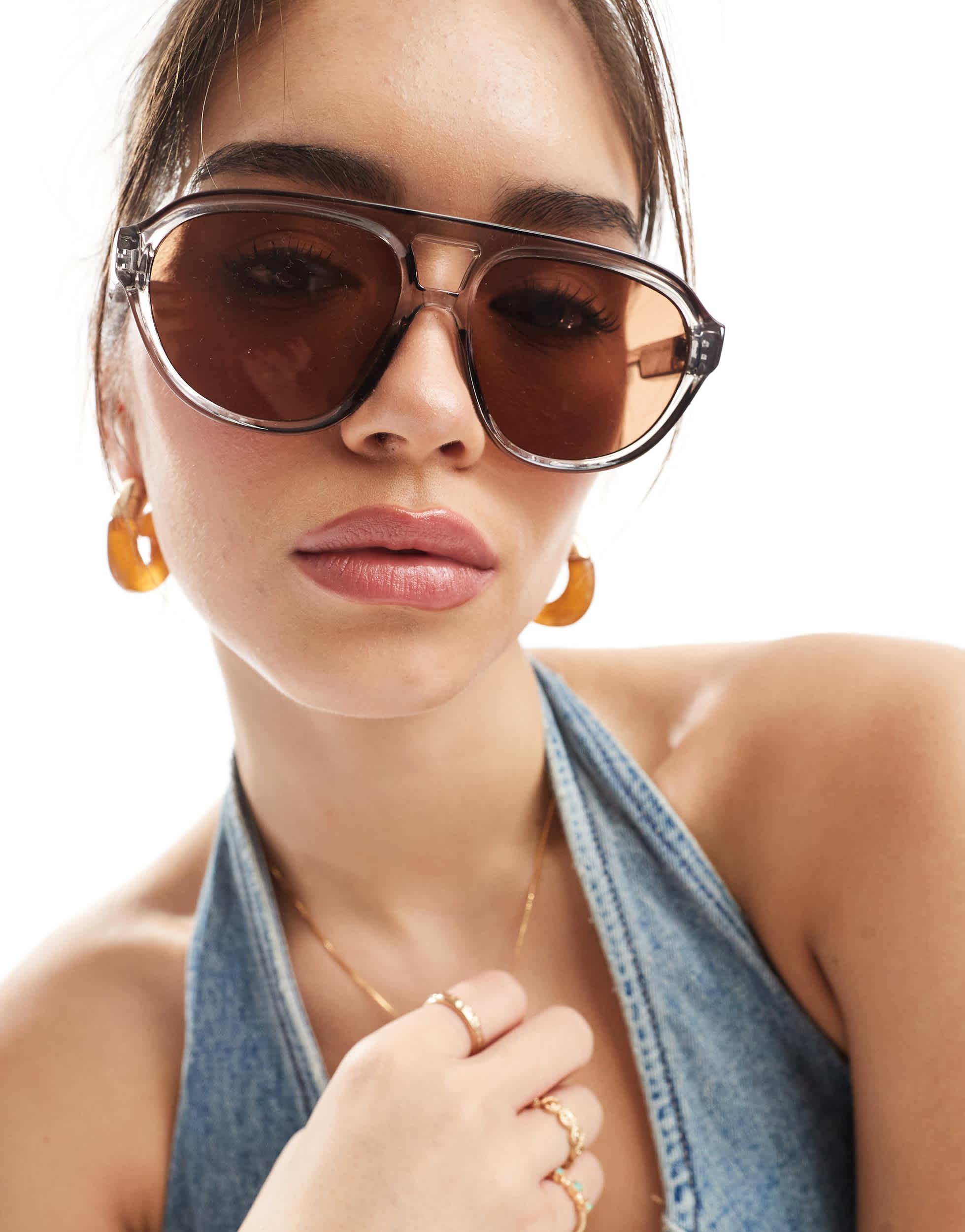 A.J. Morgan Razzy Sunglasses - Unisex Cat-Eye Style With Scratch Resistant Lenses