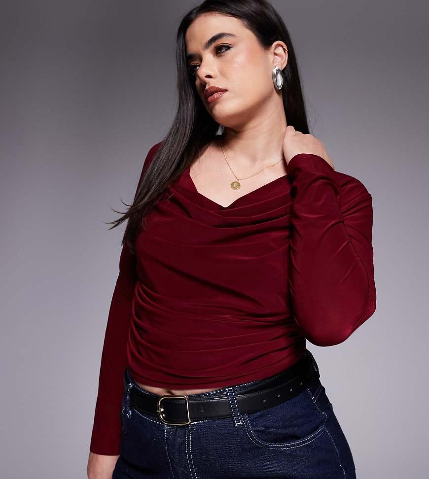 asos red top