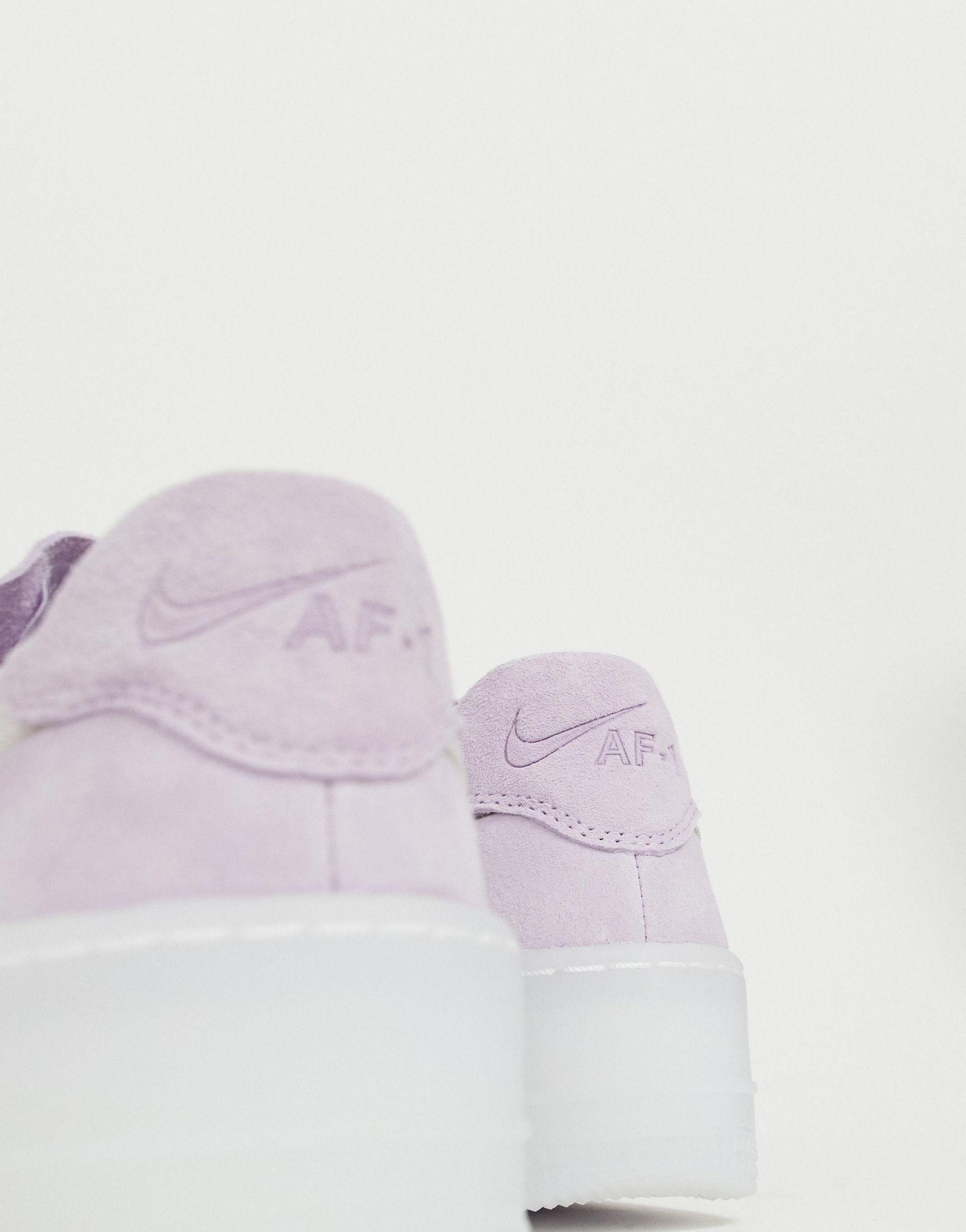 Nike Rubber Air Force 1 Sage in Purple | Lyst UK